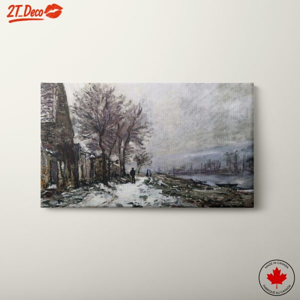 Misty Nature Path in Winter