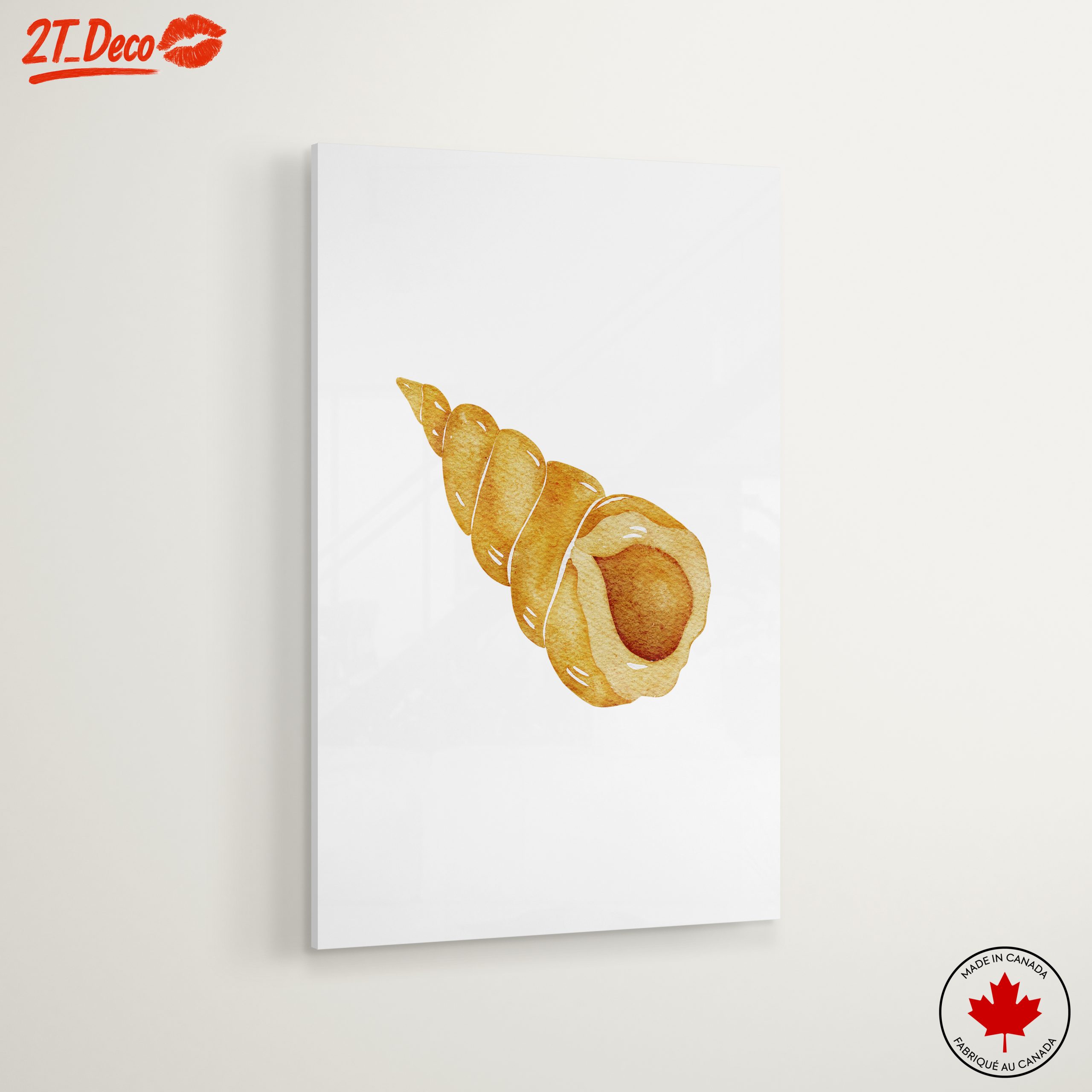 Watercolor Seashell Artwork - Image 6