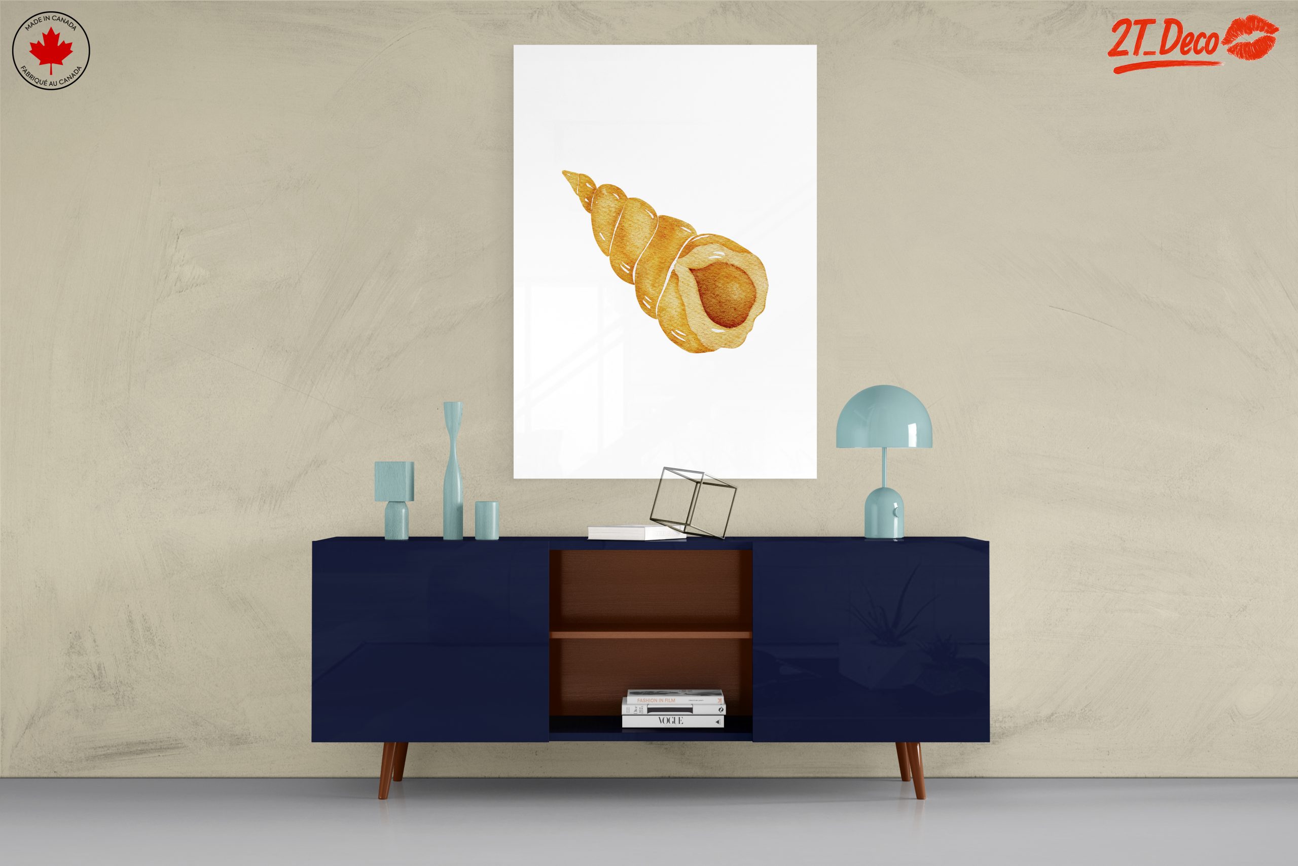 Watercolor Seashell Artwork - Image 8