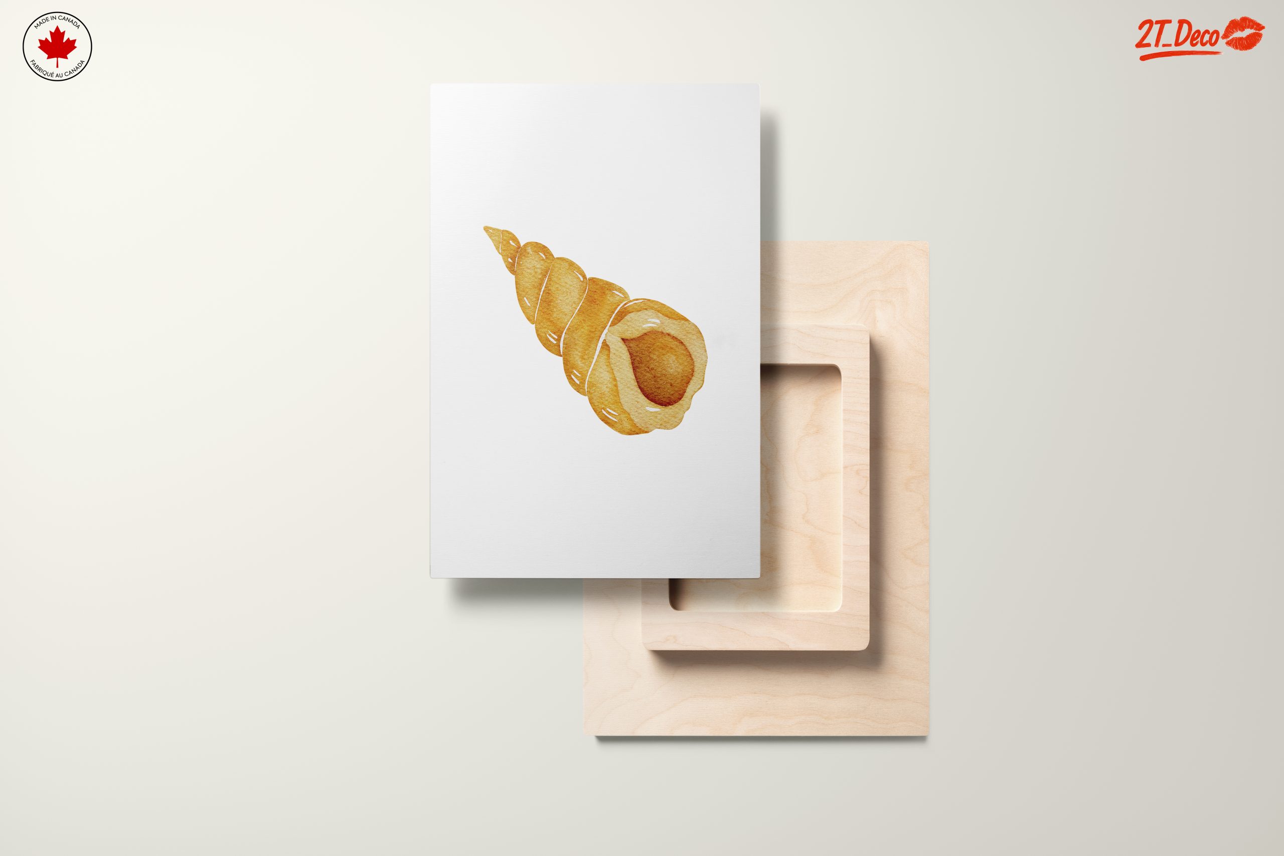 Watercolor Seashell Artwork - Image 11