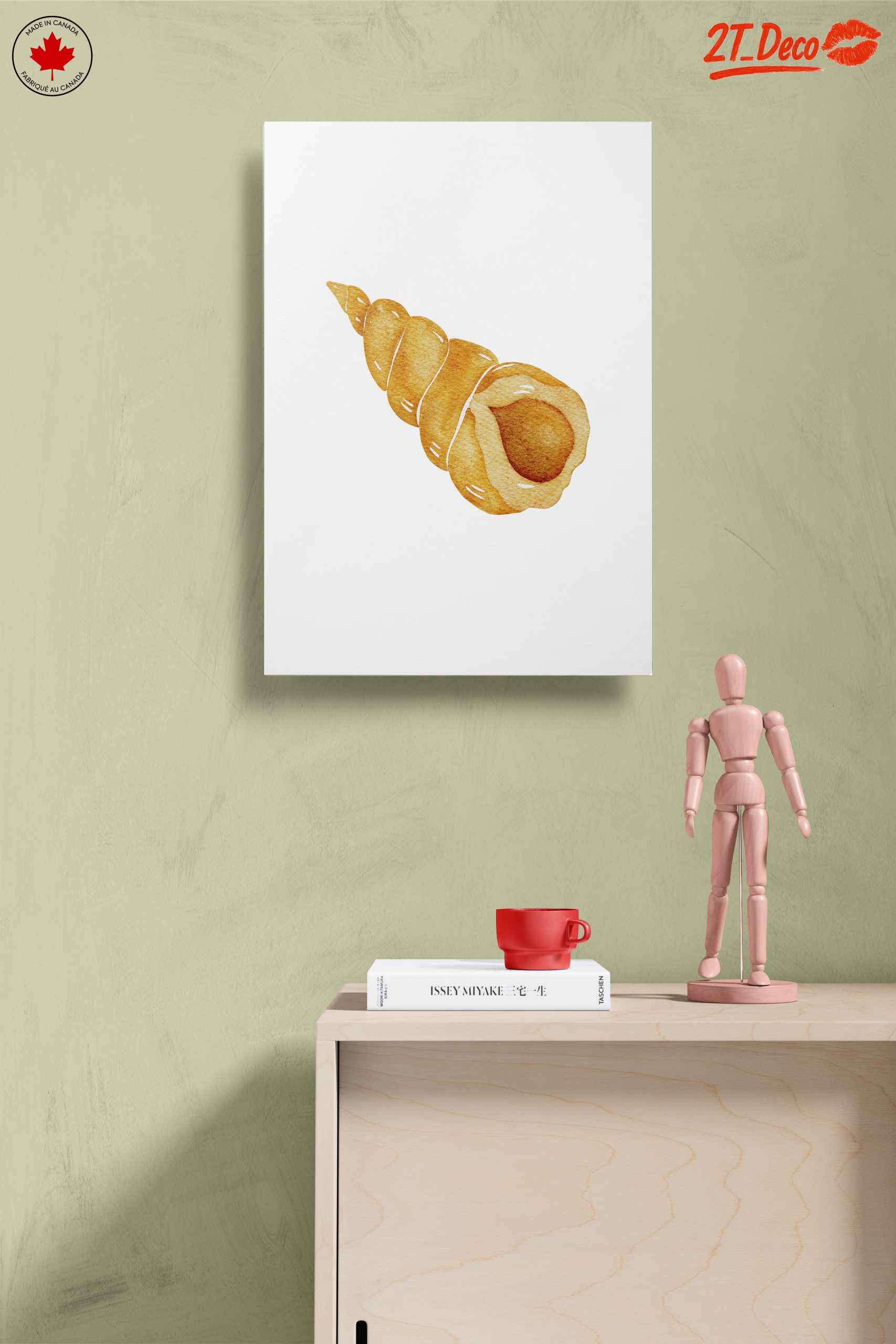Watercolor Seashell Artwork - Image 14
