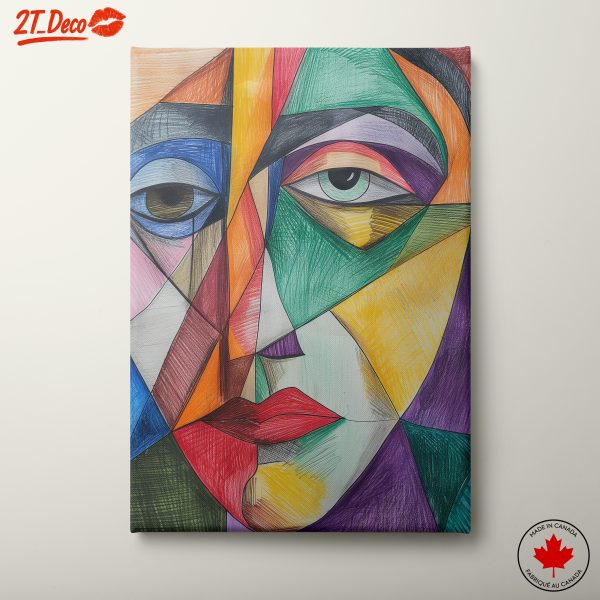 Colorful Abstract Figure Artwork