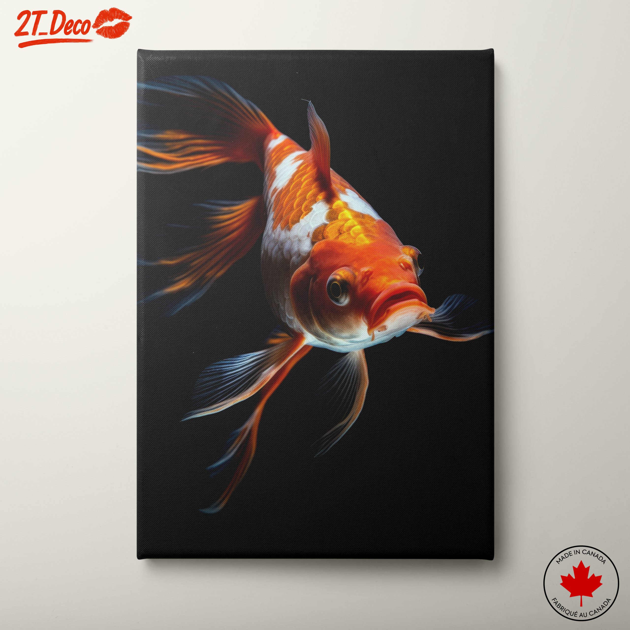 Stunning Goldfish Wall Art