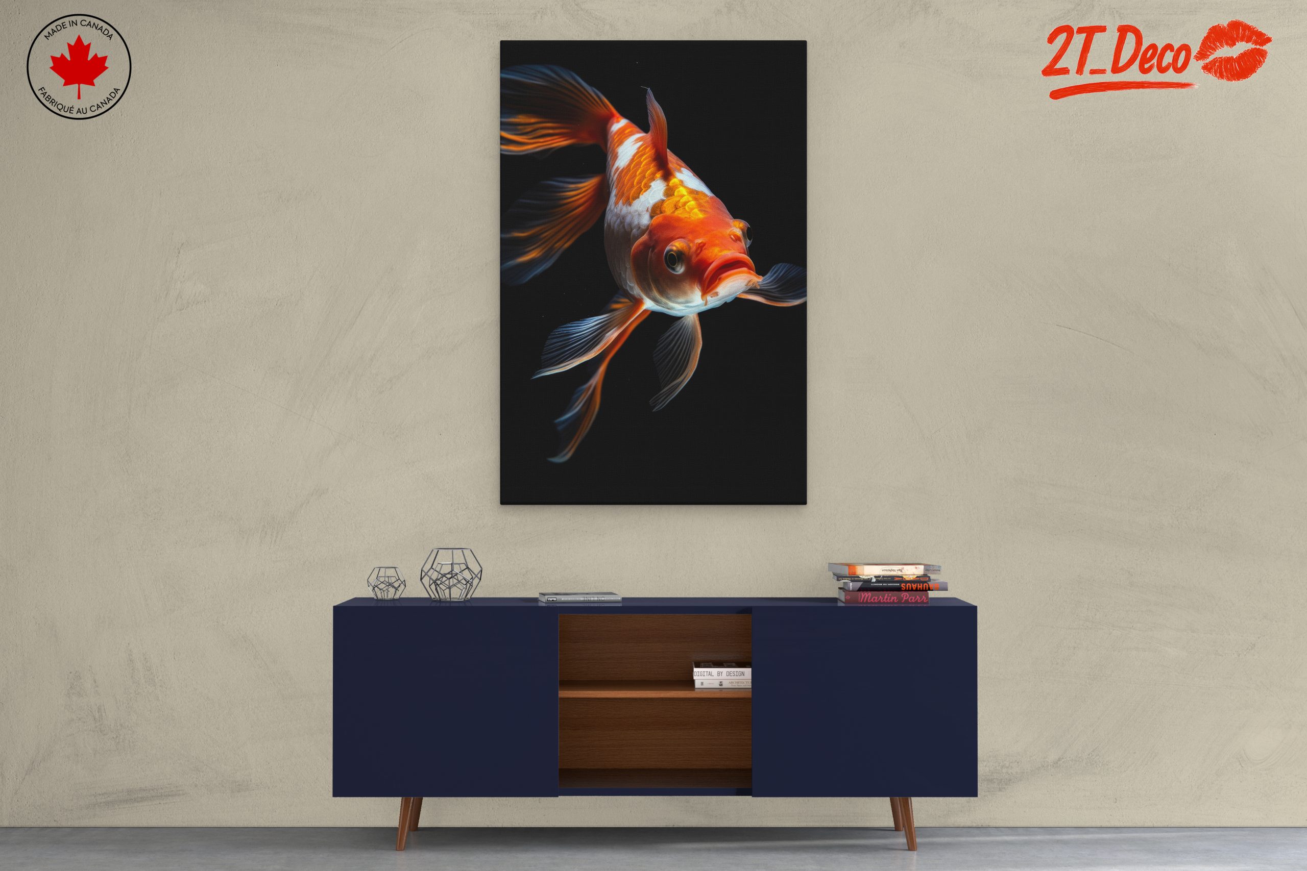 Stunning Goldfish Wall Art - Image 3