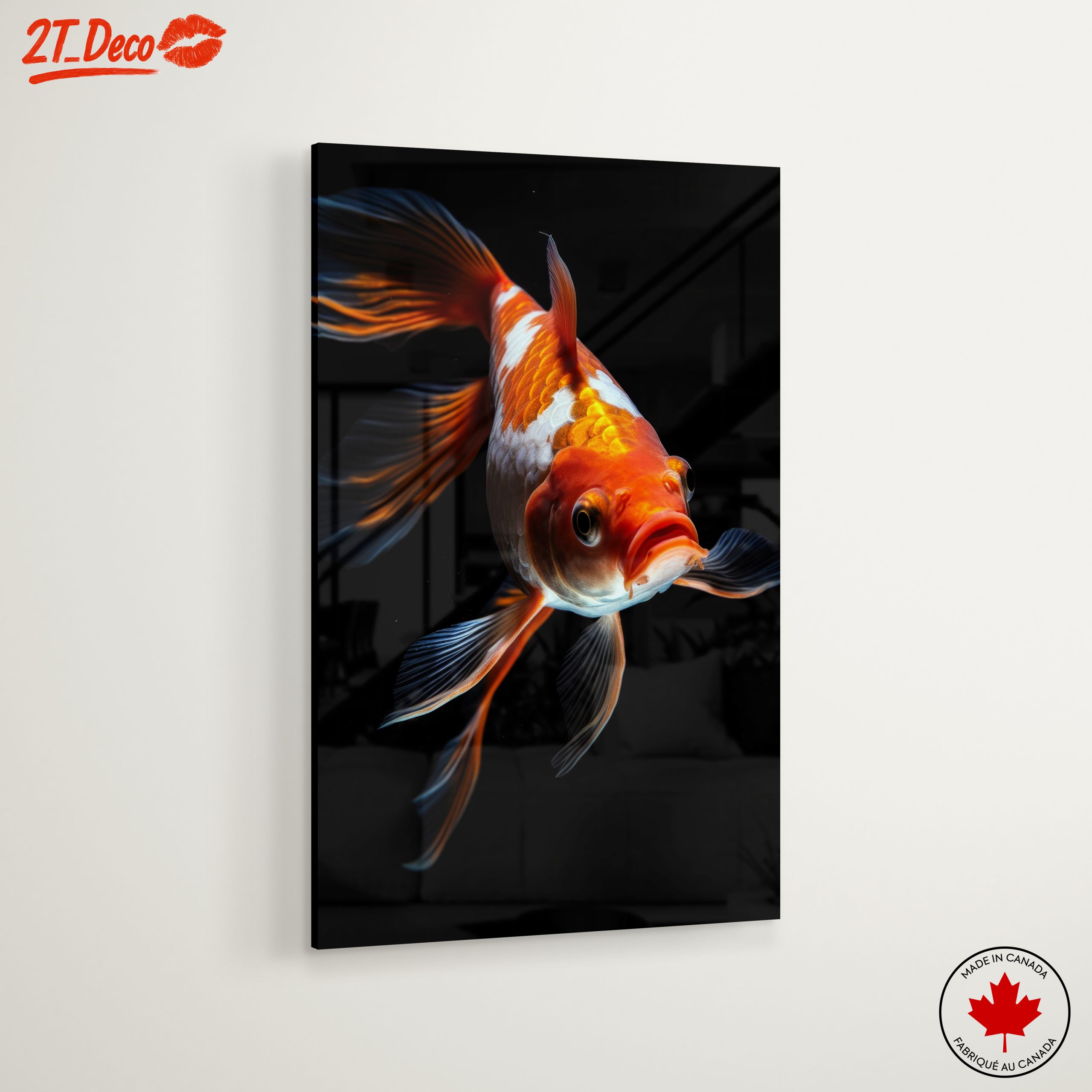 Stunning Goldfish Wall Art - Image 6