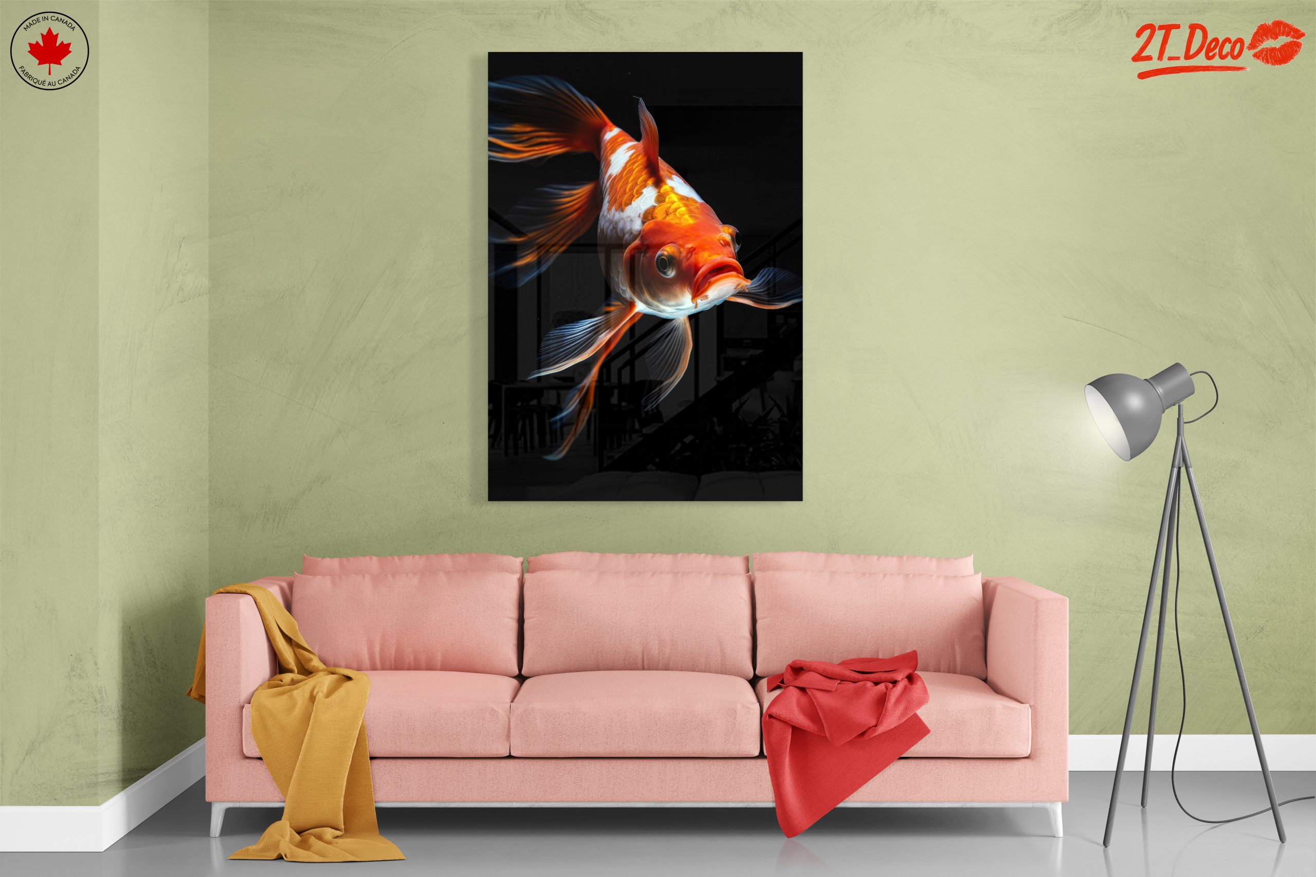 Stunning Goldfish Wall Art - Image 7