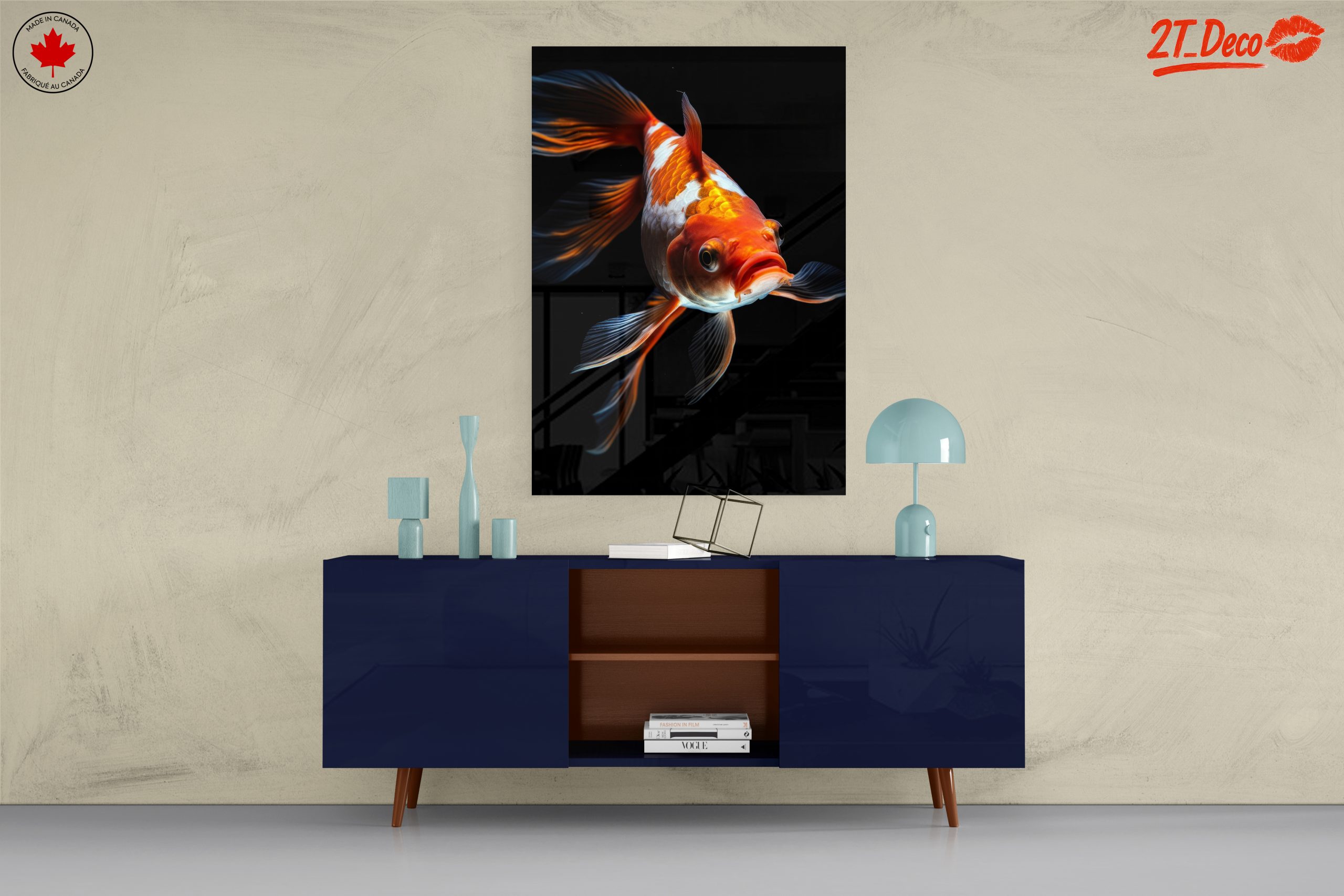 Stunning Goldfish Wall Art - Image 8