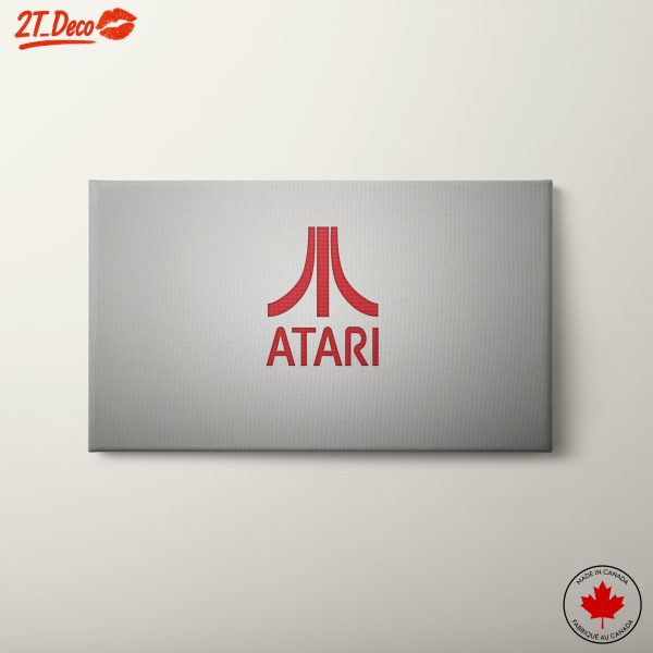 Atari Logo Retro Gaming Art