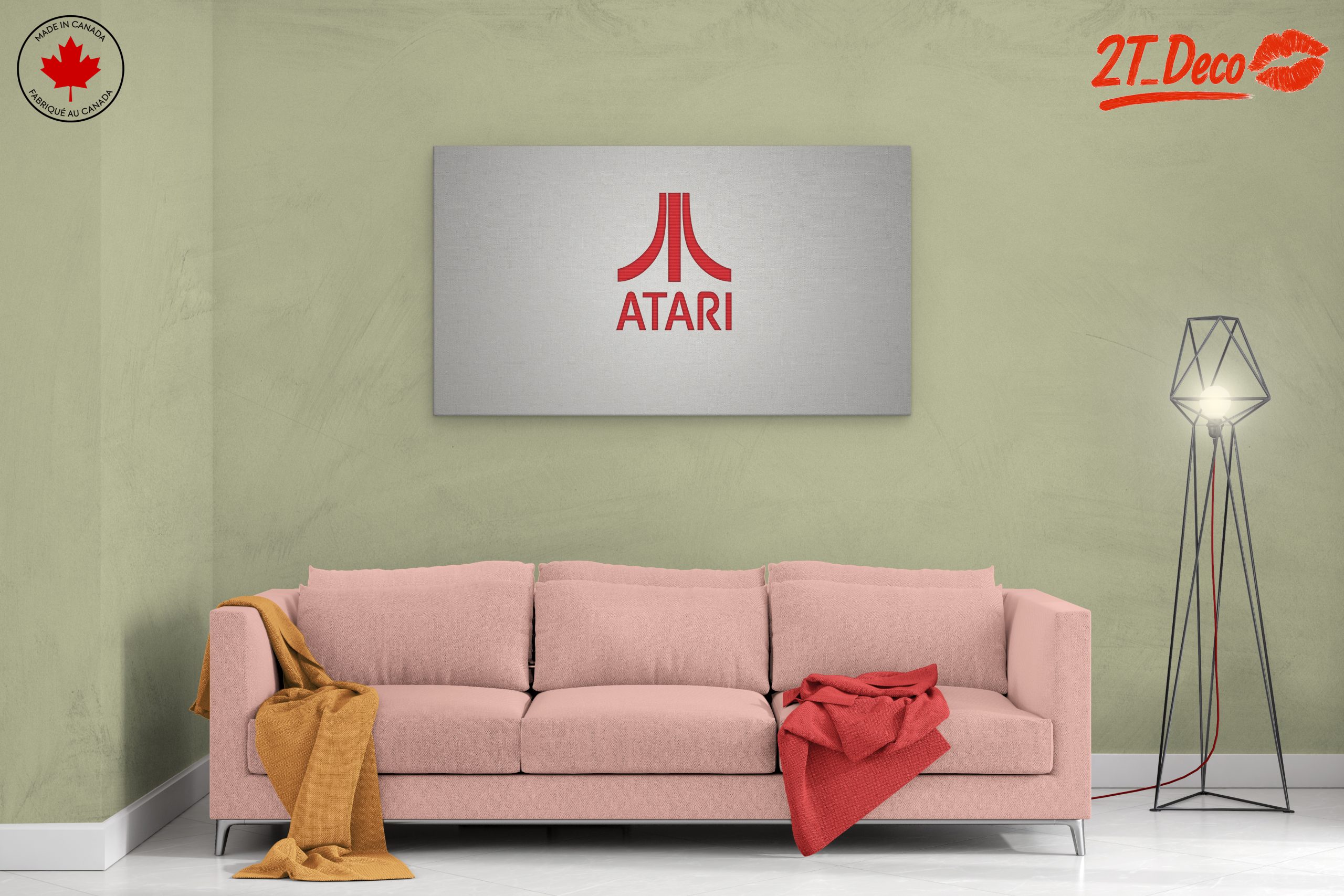 Atari Logo Retro Gaming Art - Image 2