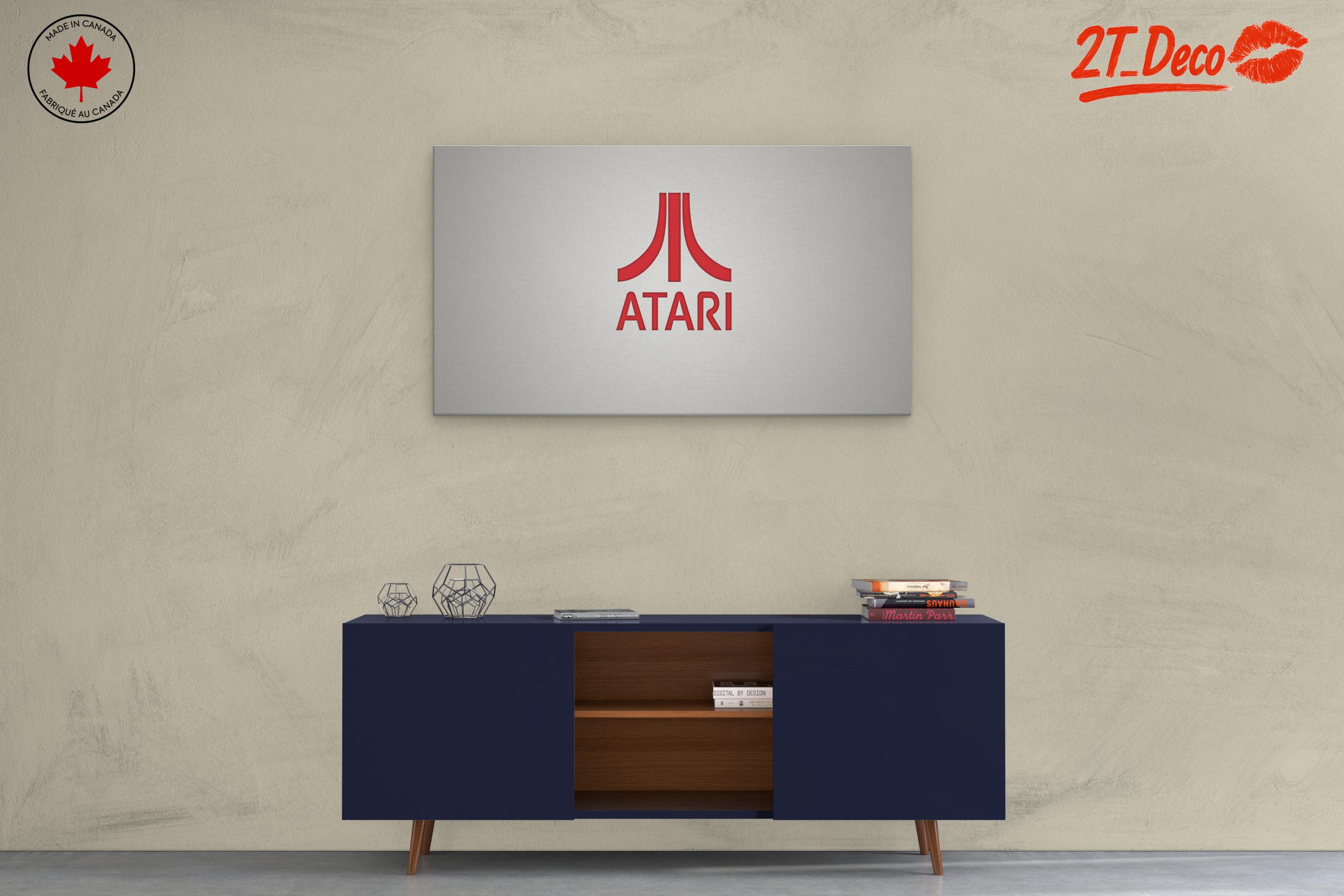 Atari Logo Retro Gaming Art - Image 3