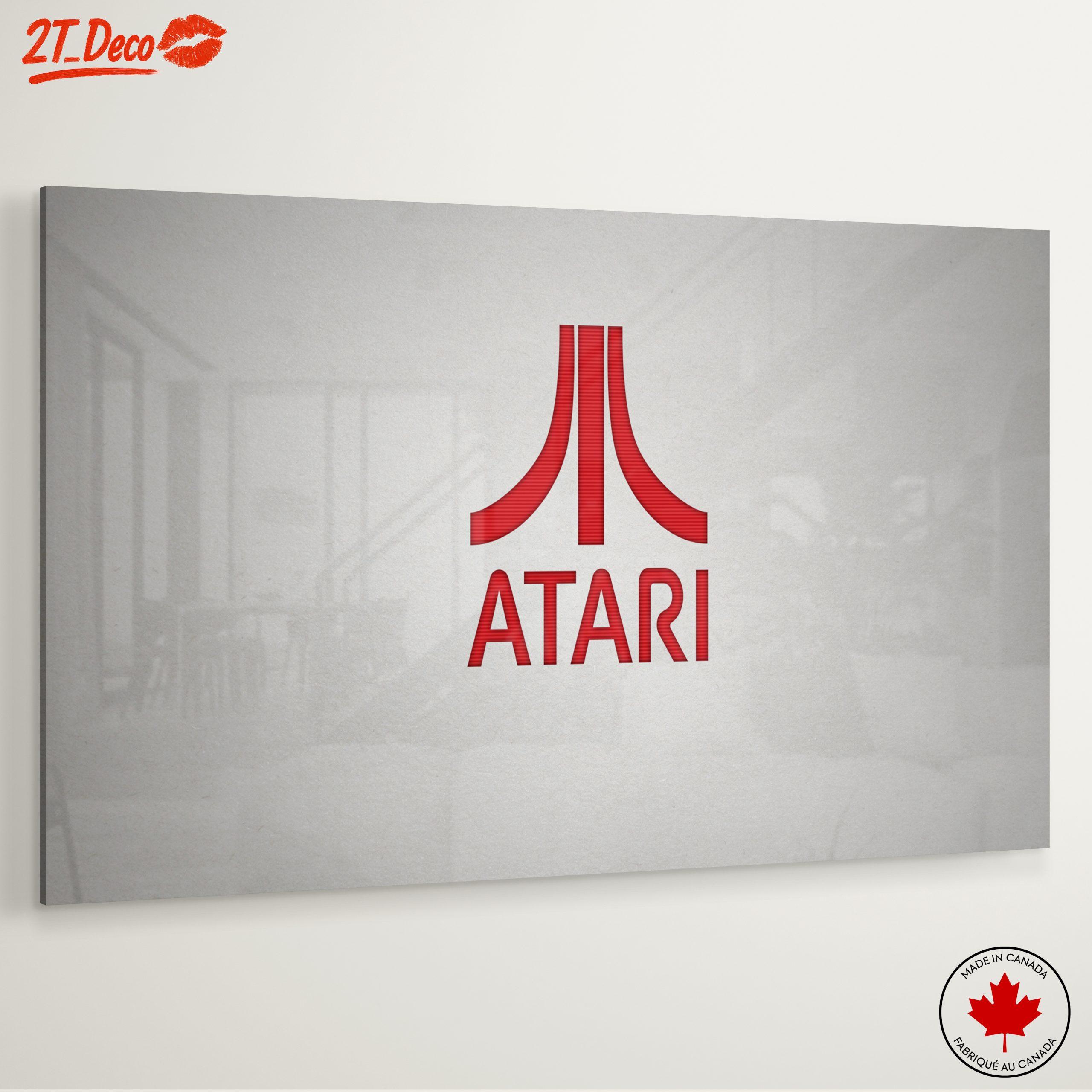Atari Logo Retro Gaming Art - Image 6