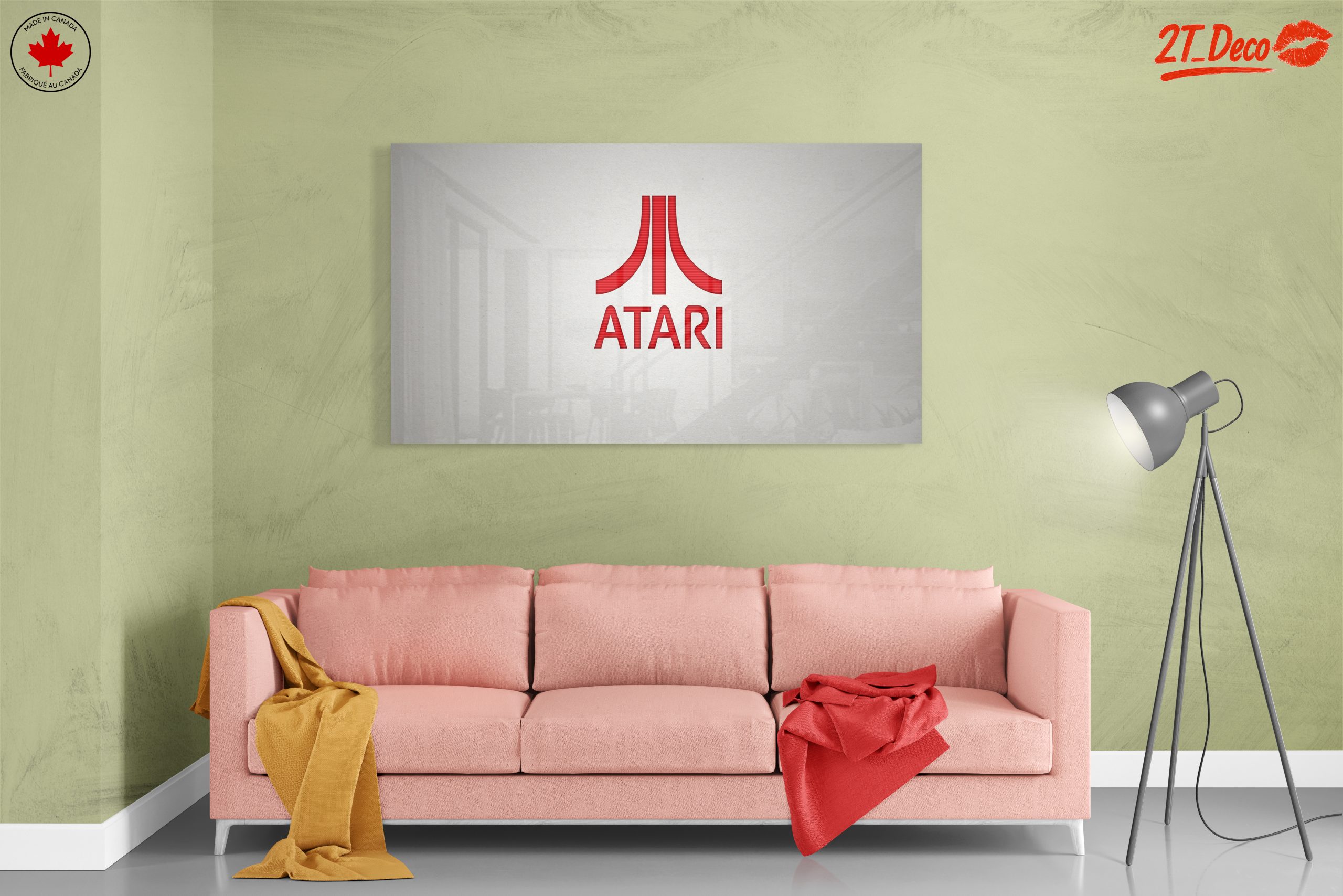 Atari Logo Retro Gaming Art - Image 7