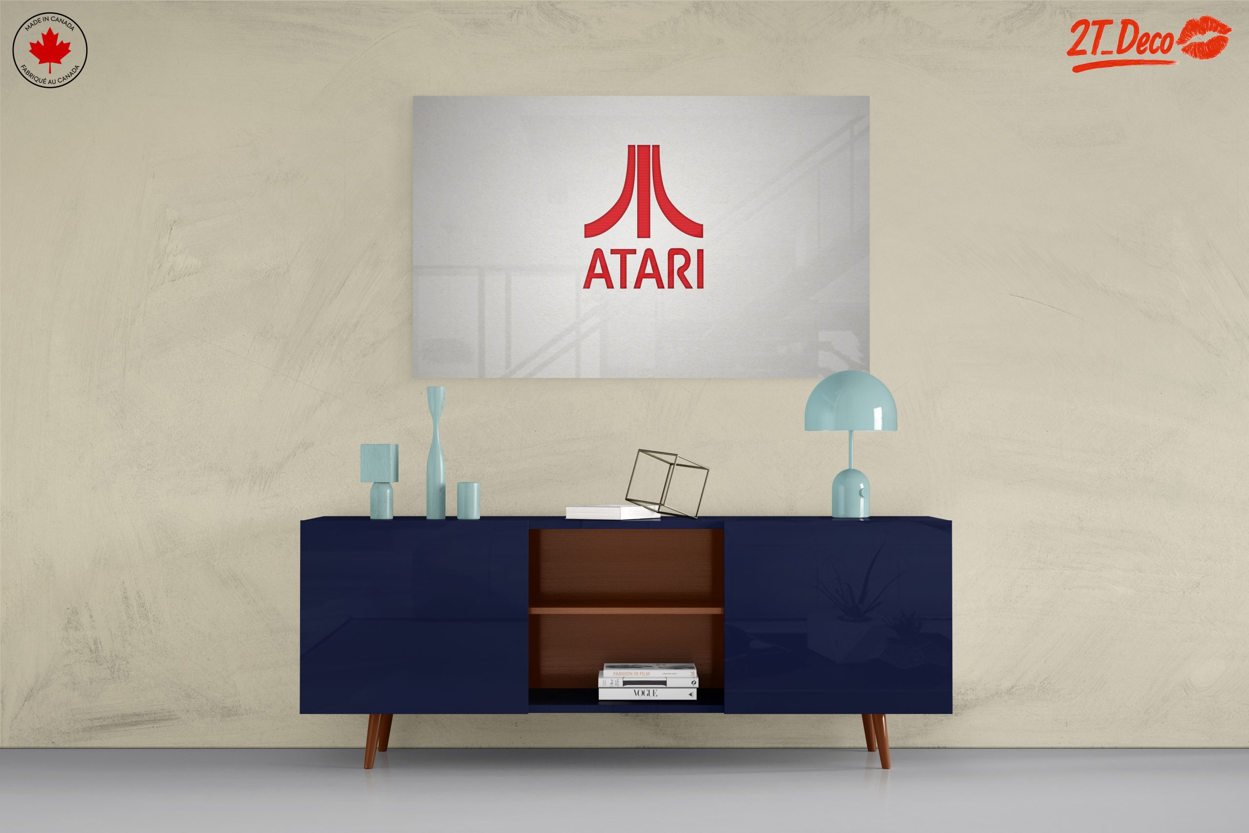 Atari Logo Retro Gaming Art - Image 8