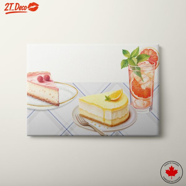 Colorful Dessert and Beverage Illustrations