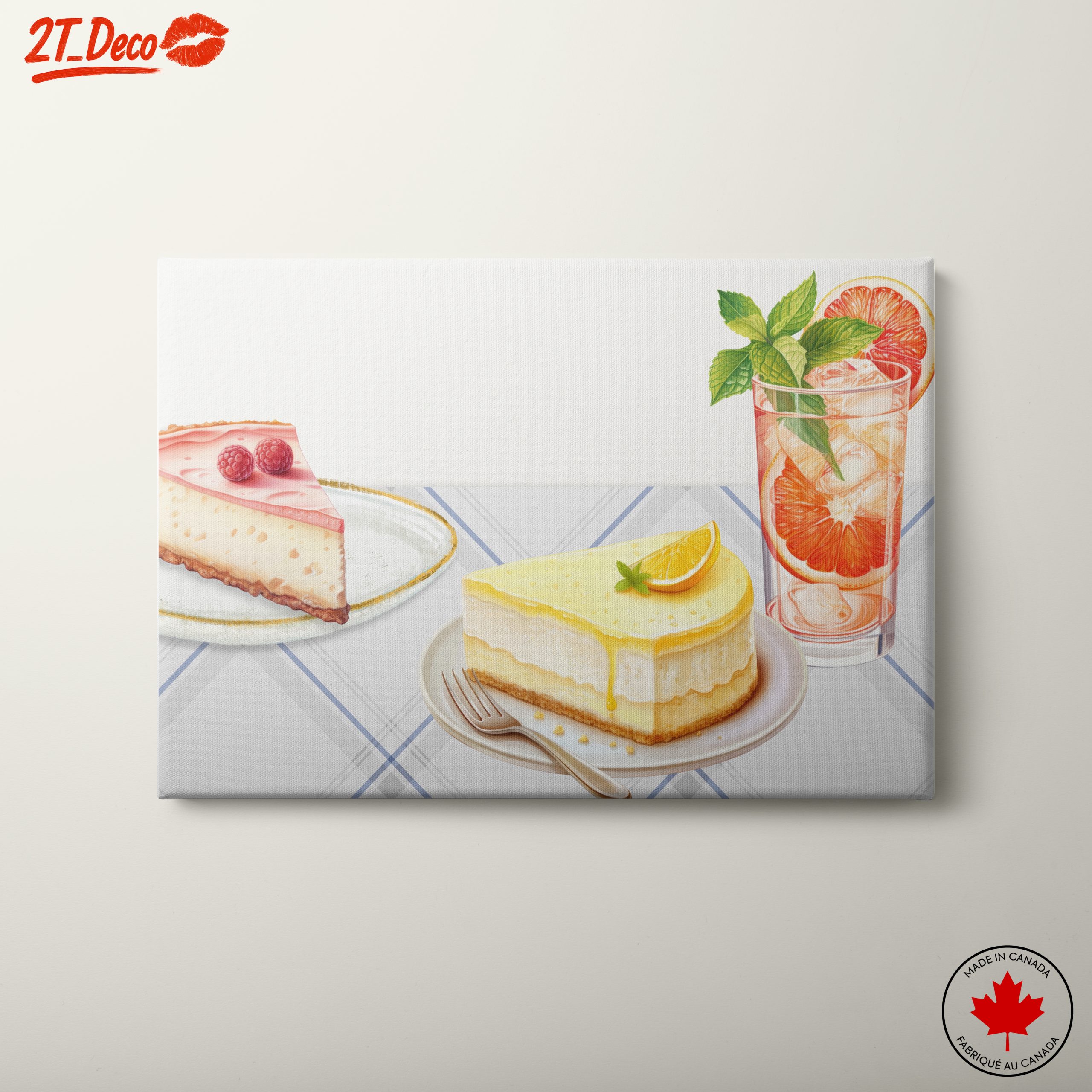 Colorful Dessert and Beverage Illustrations