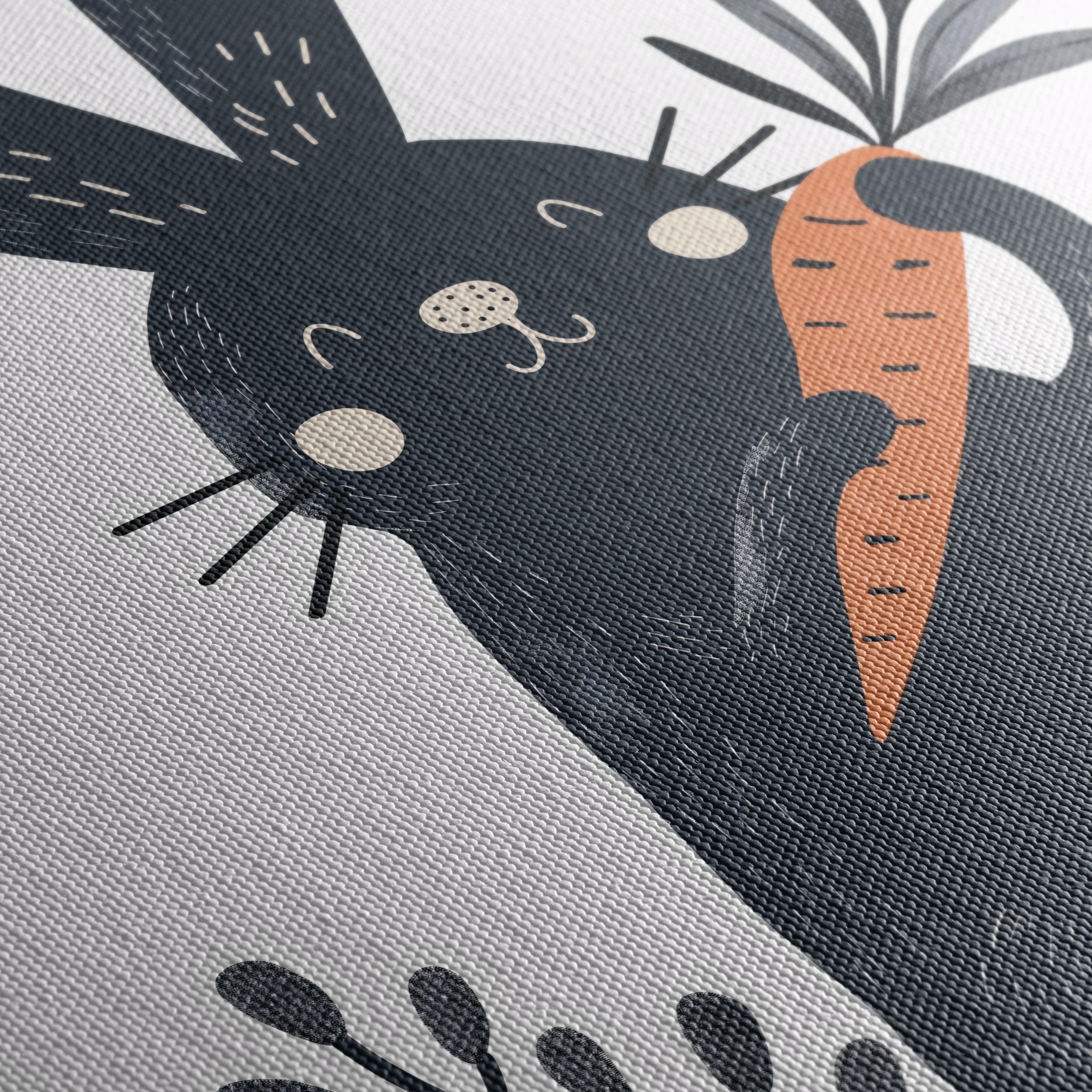Cute Rabbit Holding Carrot Illustration - Image 5