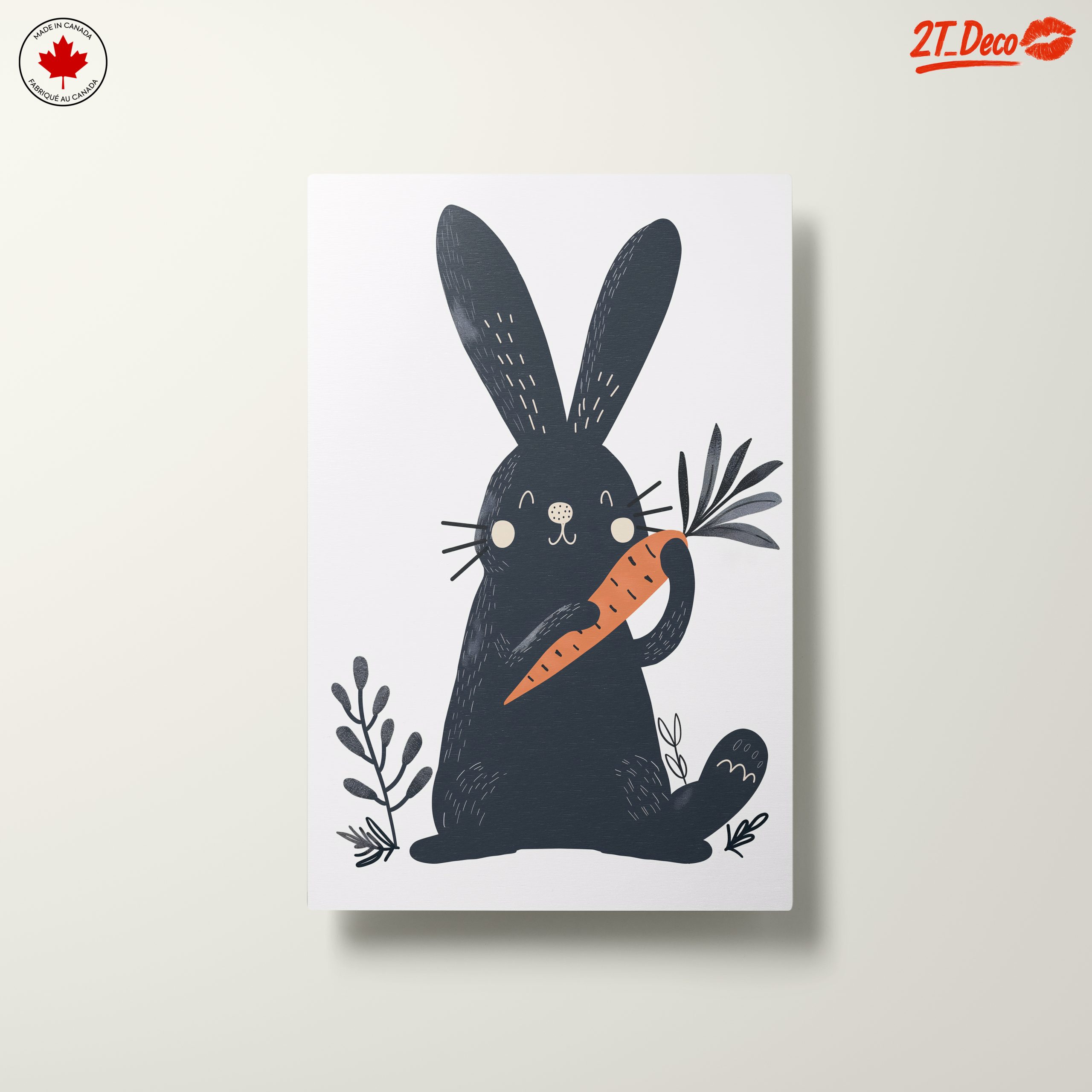 Cute Rabbit Holding Carrot Illustration - Image 10