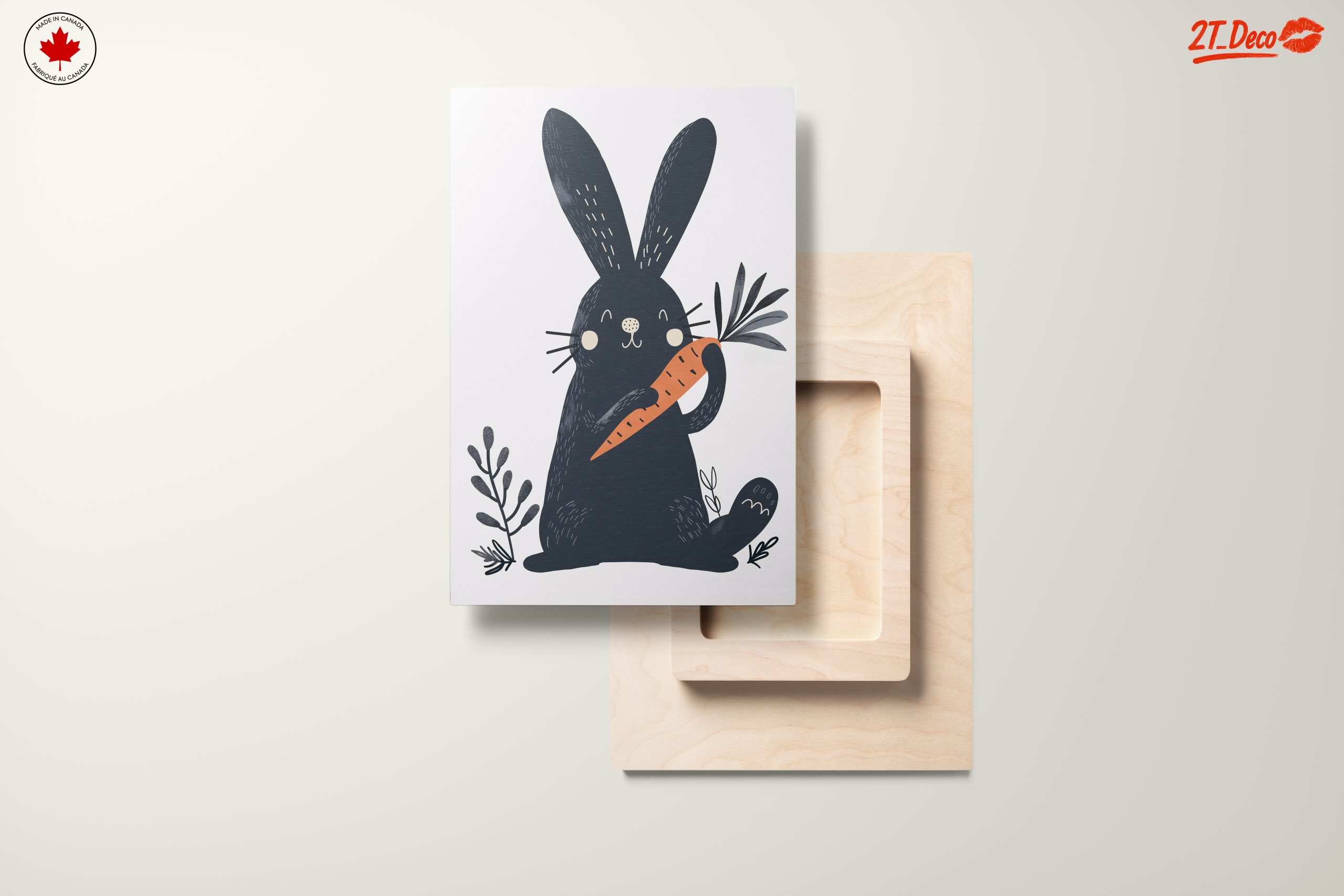 Cute Rabbit Holding Carrot Illustration - Image 11
