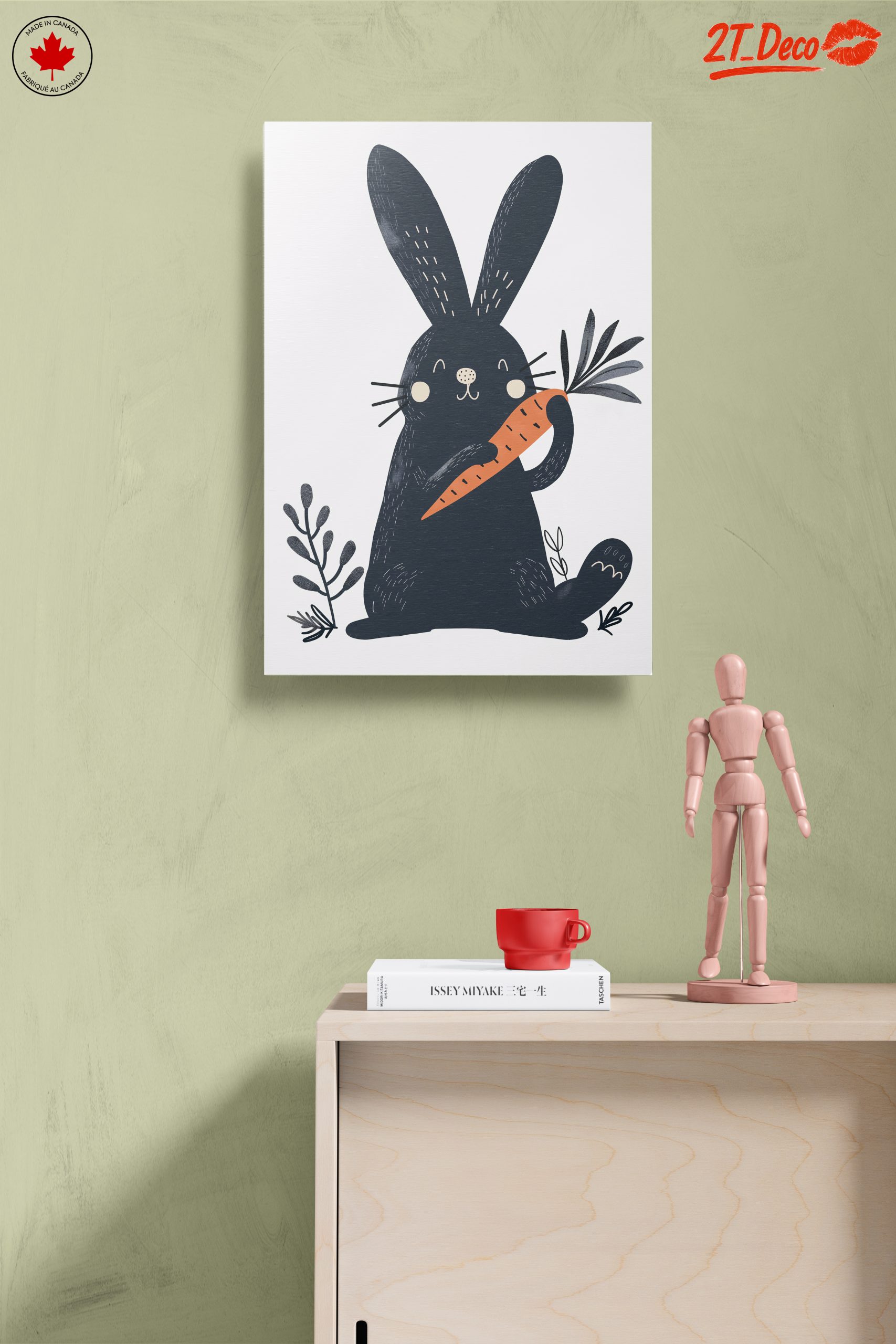 Cute Rabbit Holding Carrot Illustration - Image 14