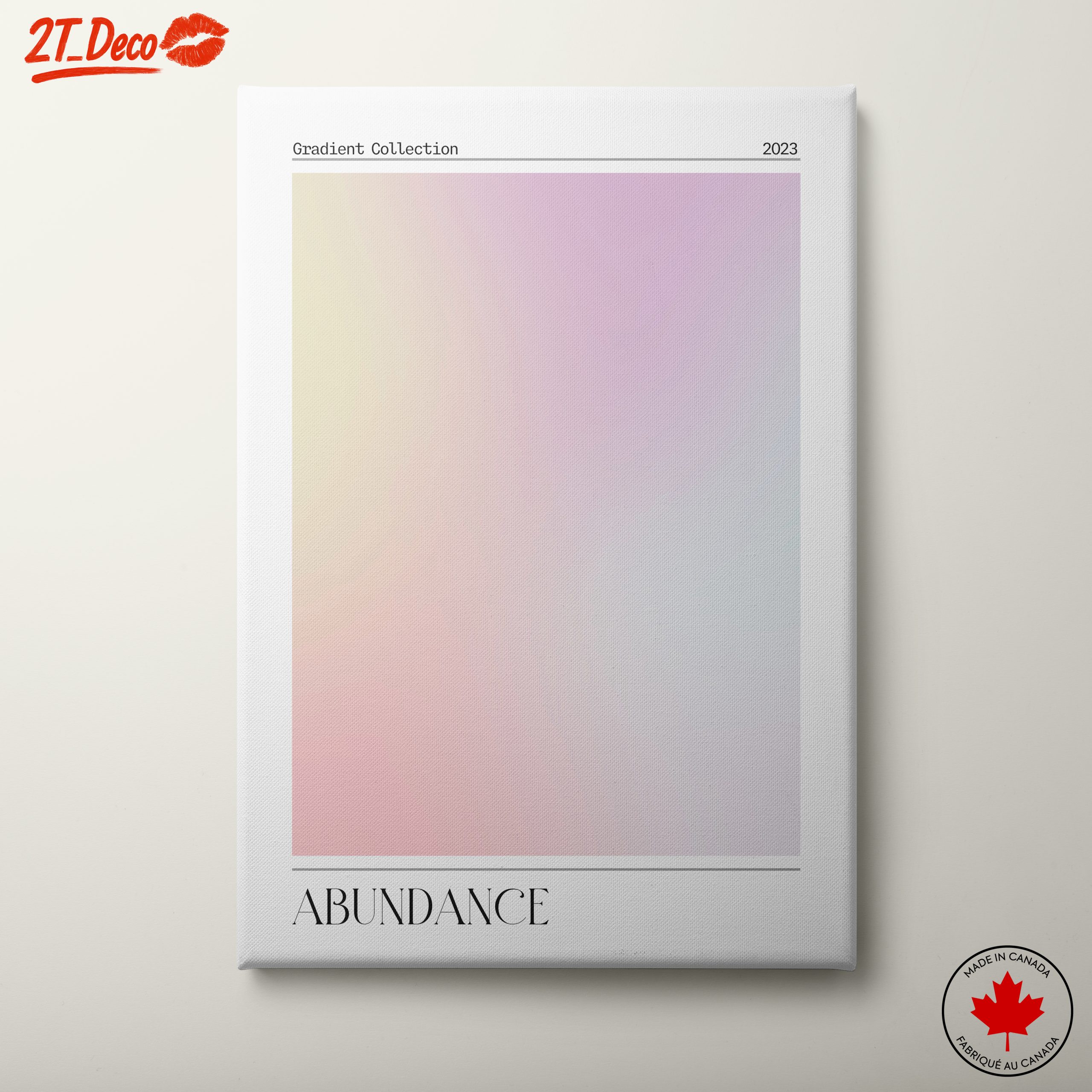 Soft Color Gradient Artwork