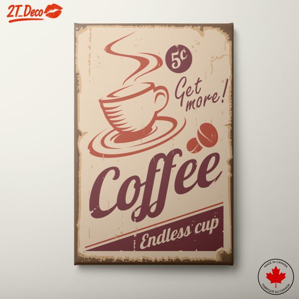 Vintage Coffee Shop Art