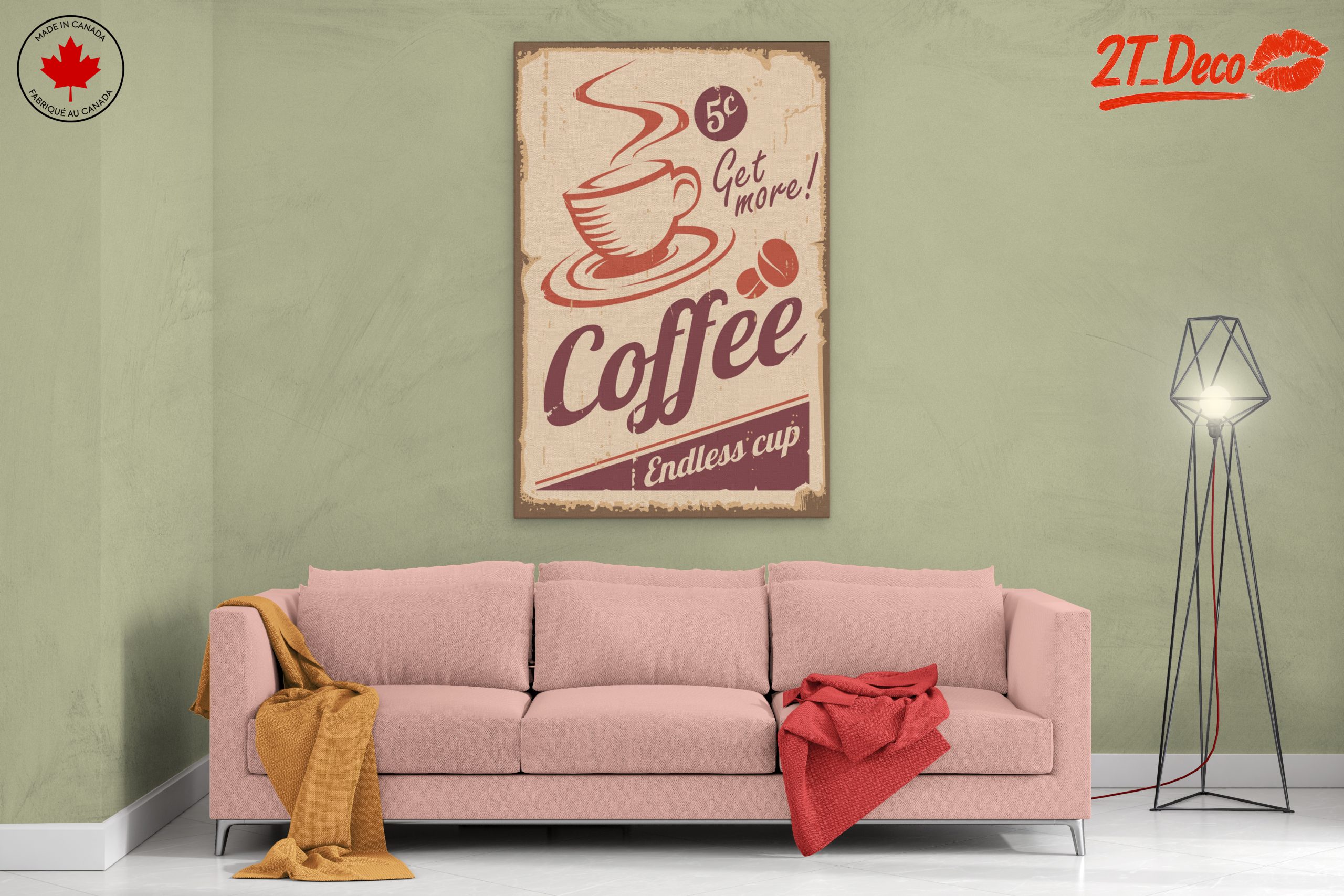 Vintage Coffee Shop Art - Image 2
