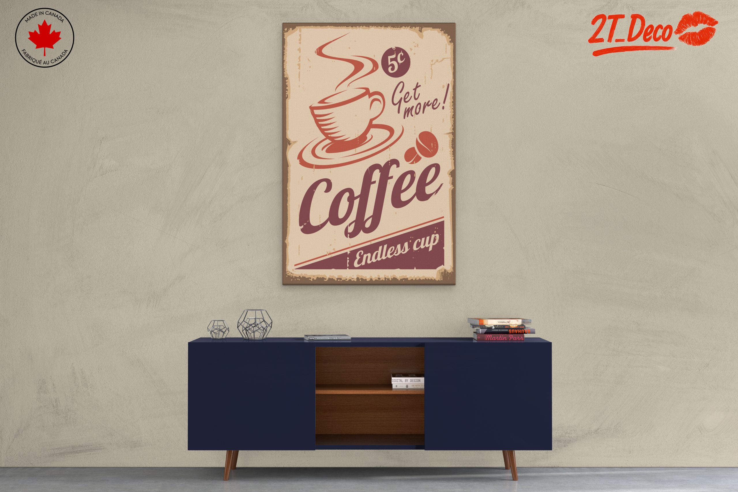 Vintage Coffee Shop Art - Image 3