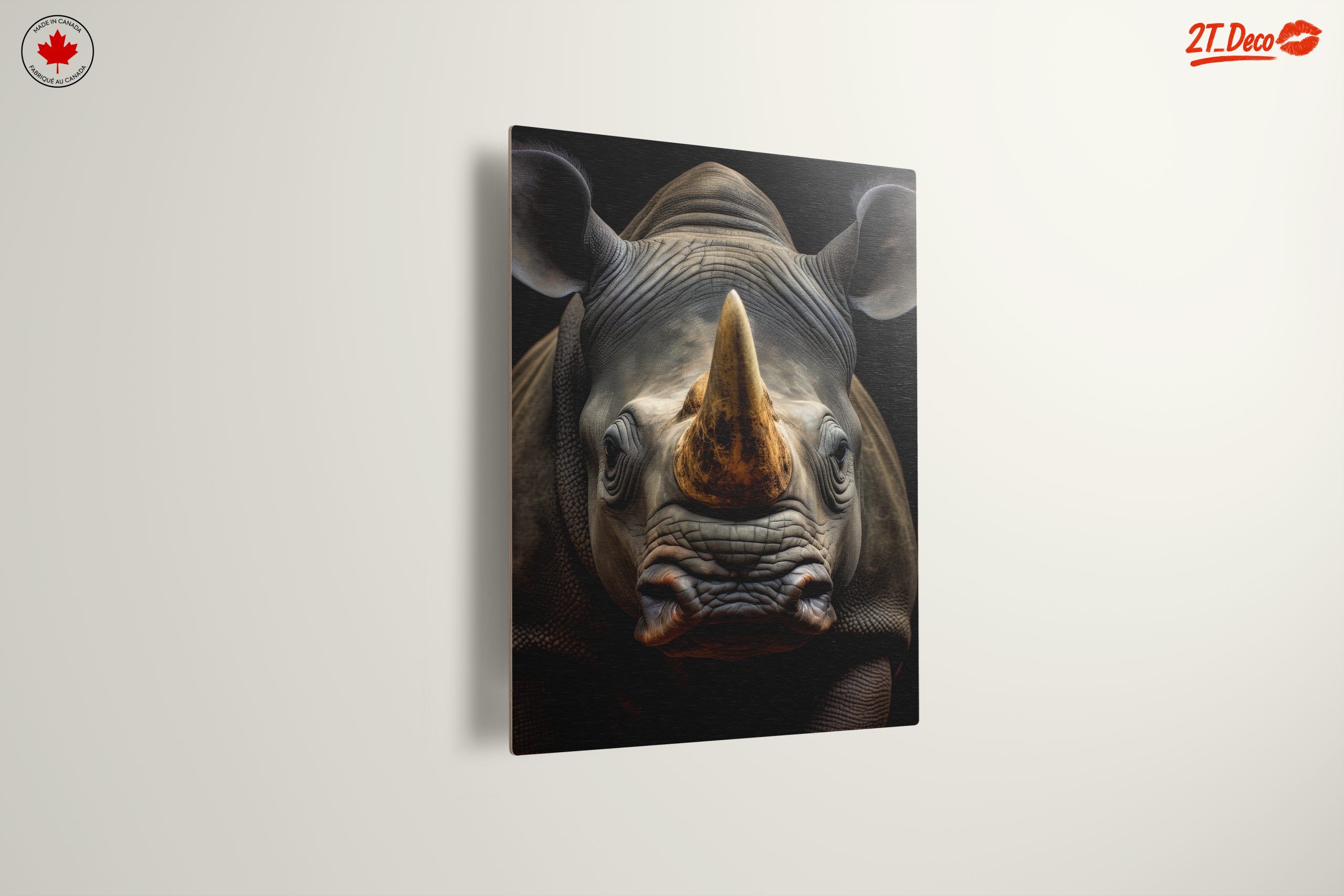 Majestic Rhinoceros Portrait Art - Image 13