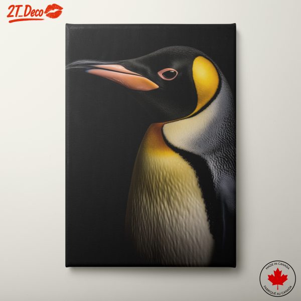Realistic Penguin Portrait Wall Art