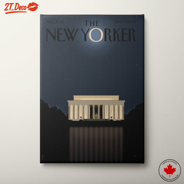 The New Yorker Lincoln Memorial Cover Art