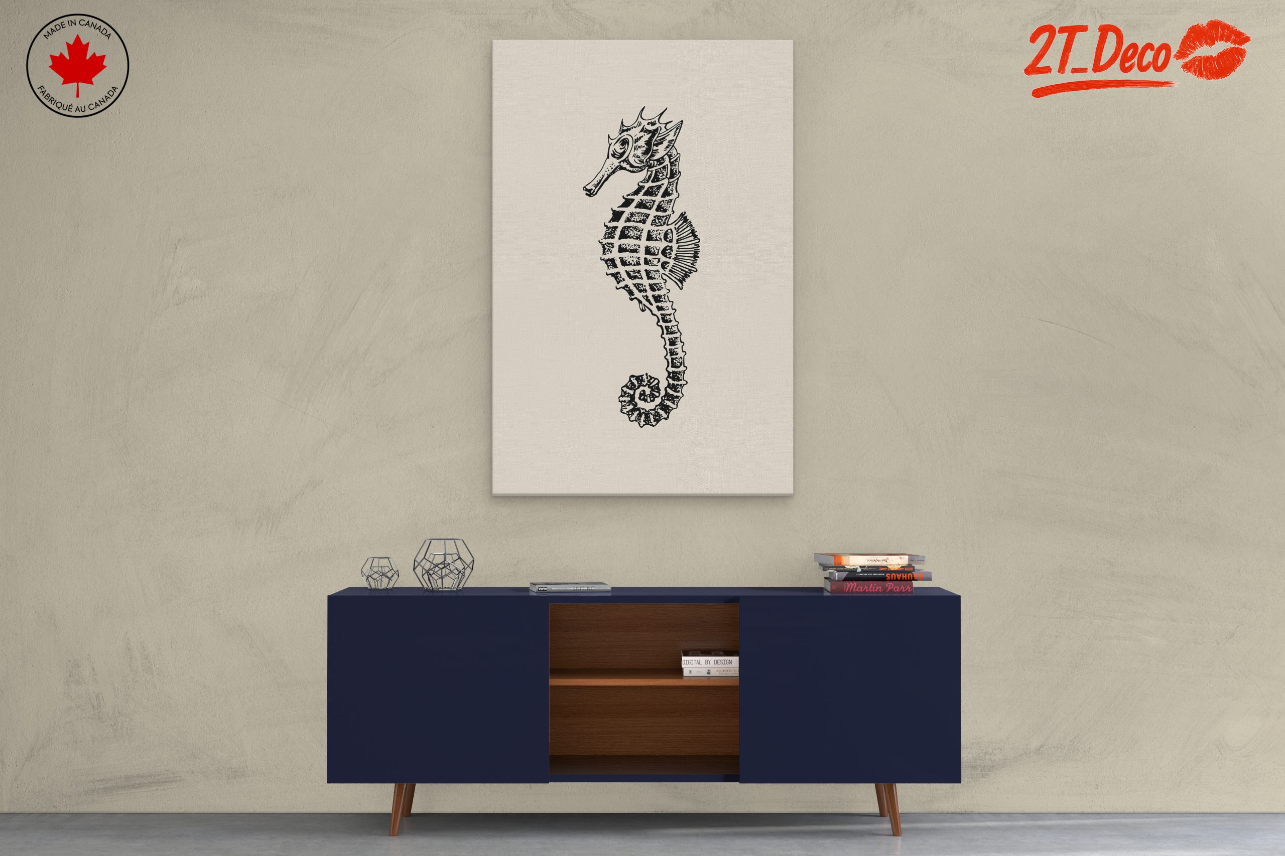 Charming Seahorse Wall Art for Unique Decor - Image 3