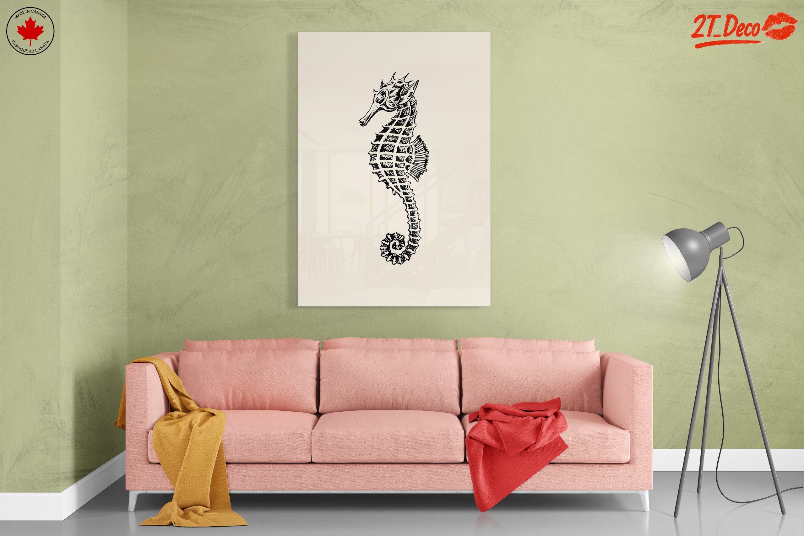 Charming Seahorse Wall Art for Unique Decor - Image 7