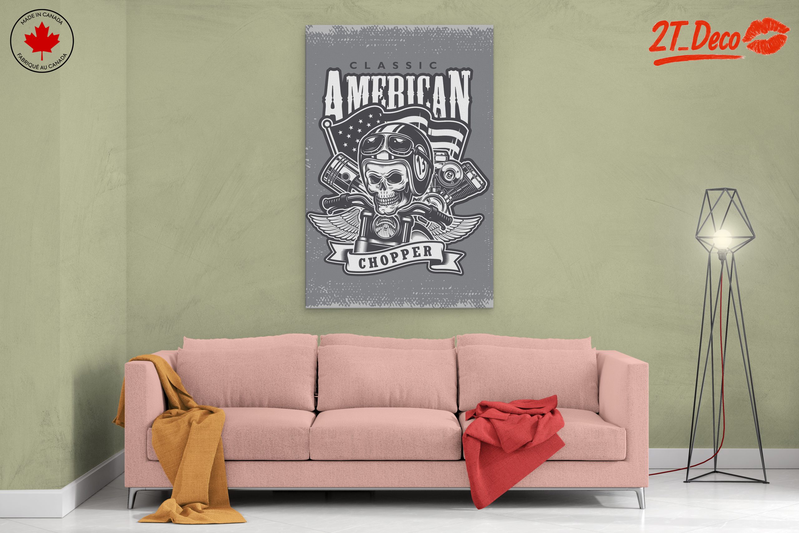 Classic American Motorcycle Artwork - Image 2