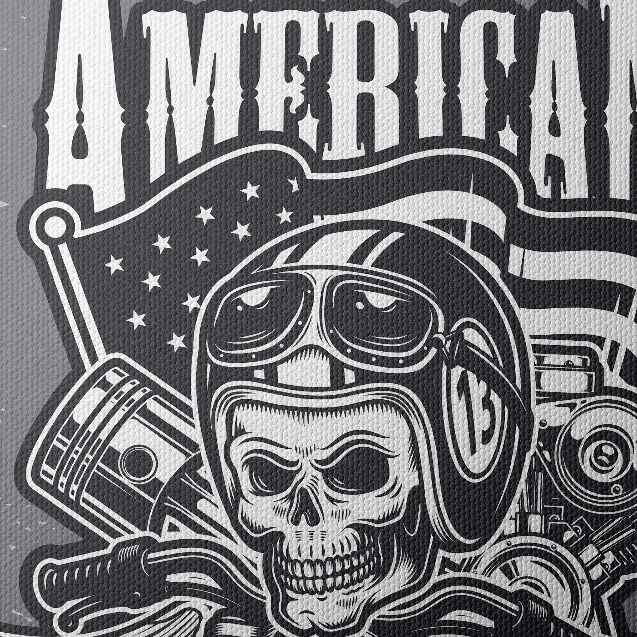 Classic American Motorcycle Artwork - Image 4