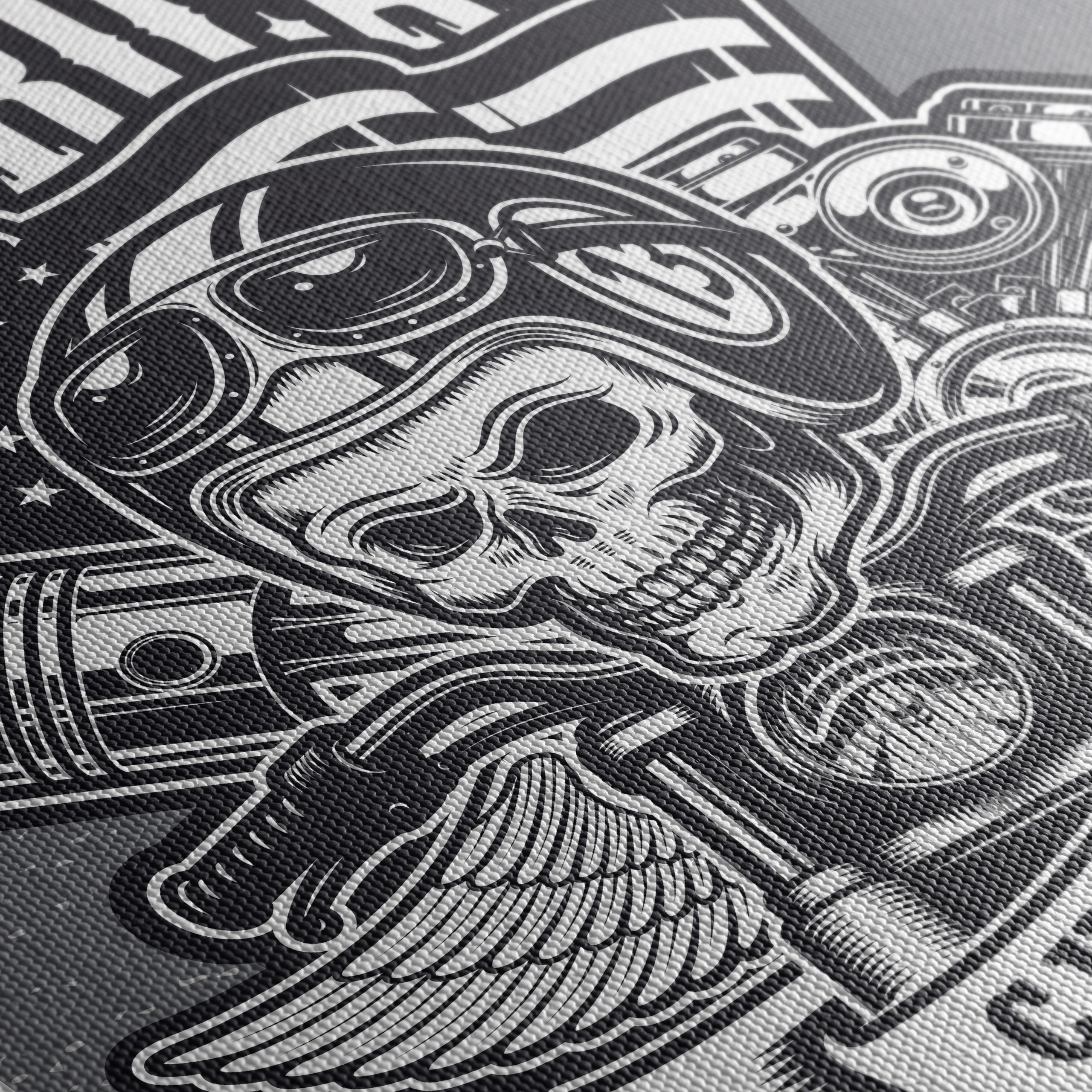 Classic American Motorcycle Artwork - Image 5