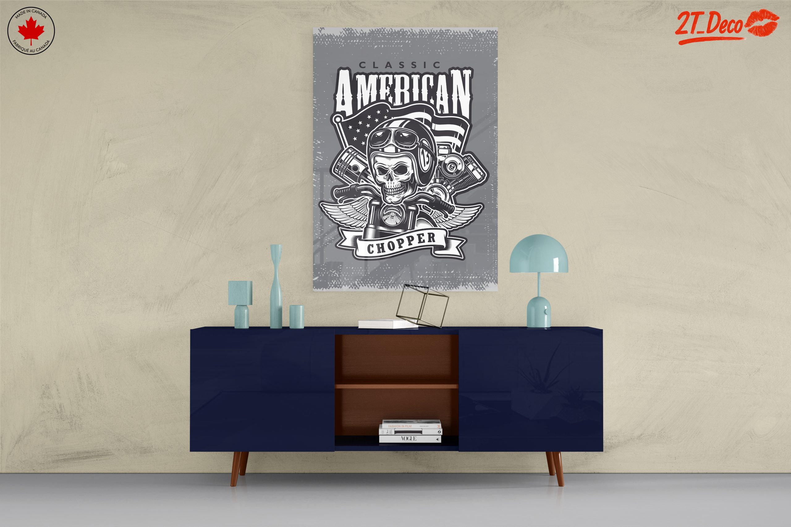 Classic American Motorcycle Artwork - Image 8