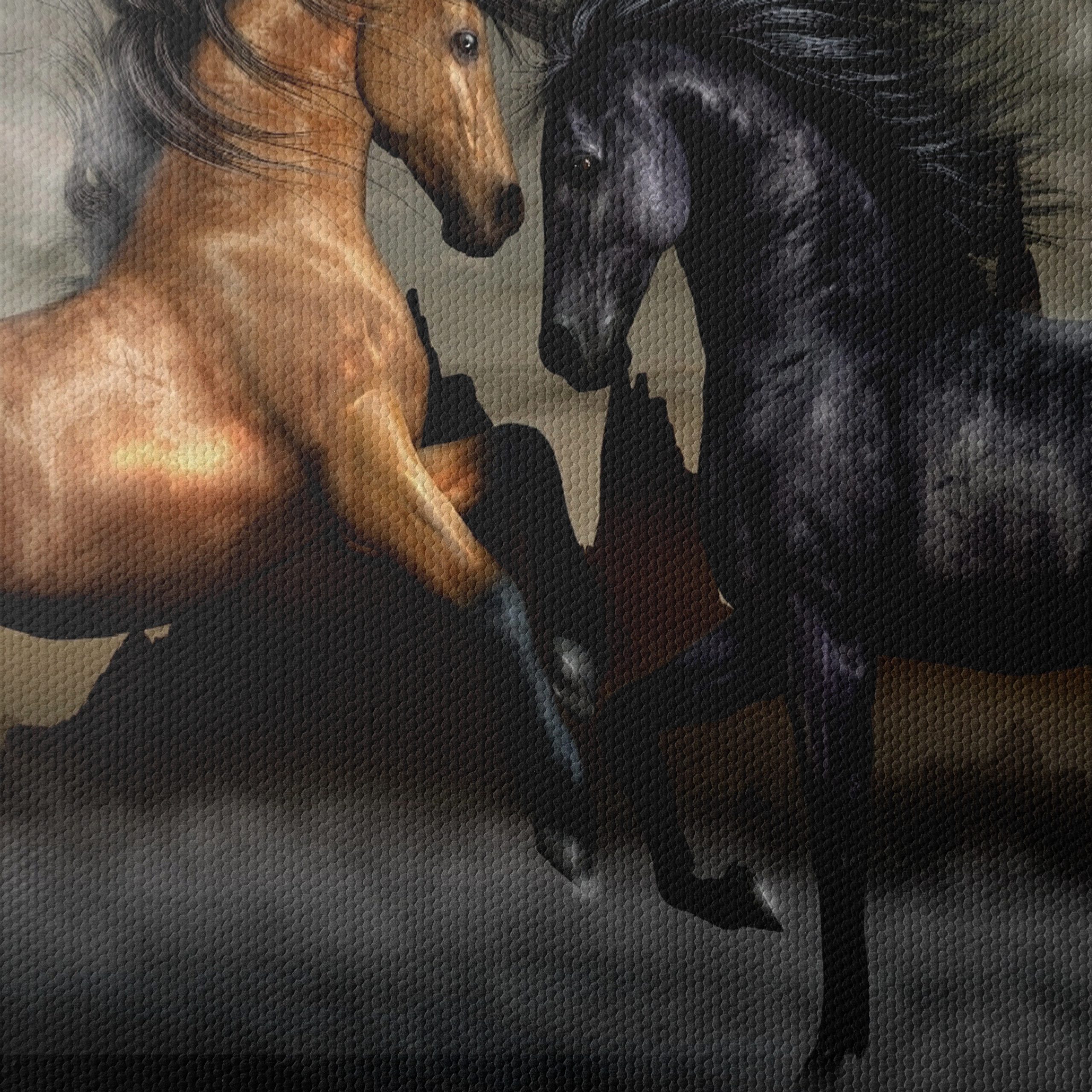 Dynamic Artistic Horses in Ethereal Setting - Image 4