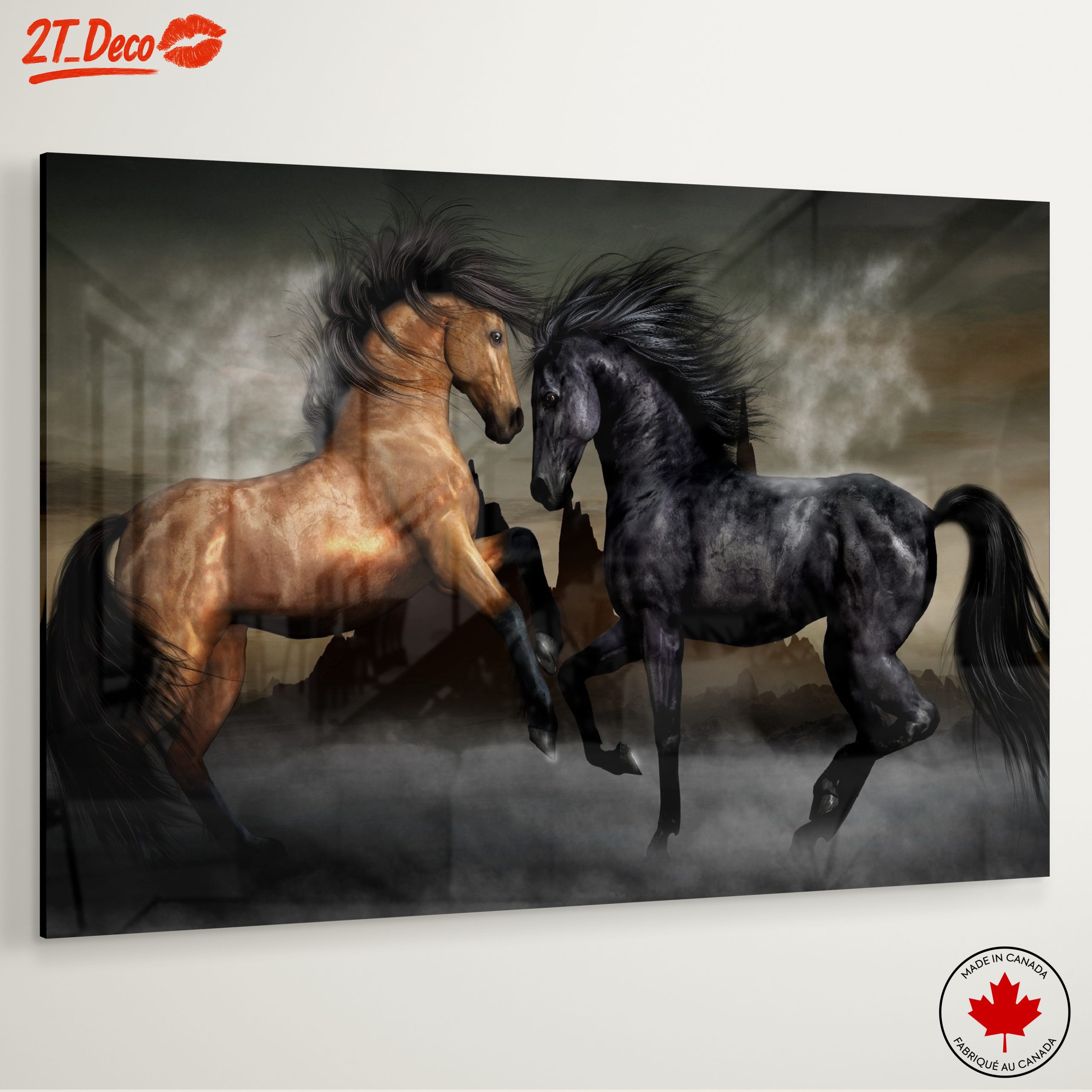 Dynamic Artistic Horses in Ethereal Setting - Image 6