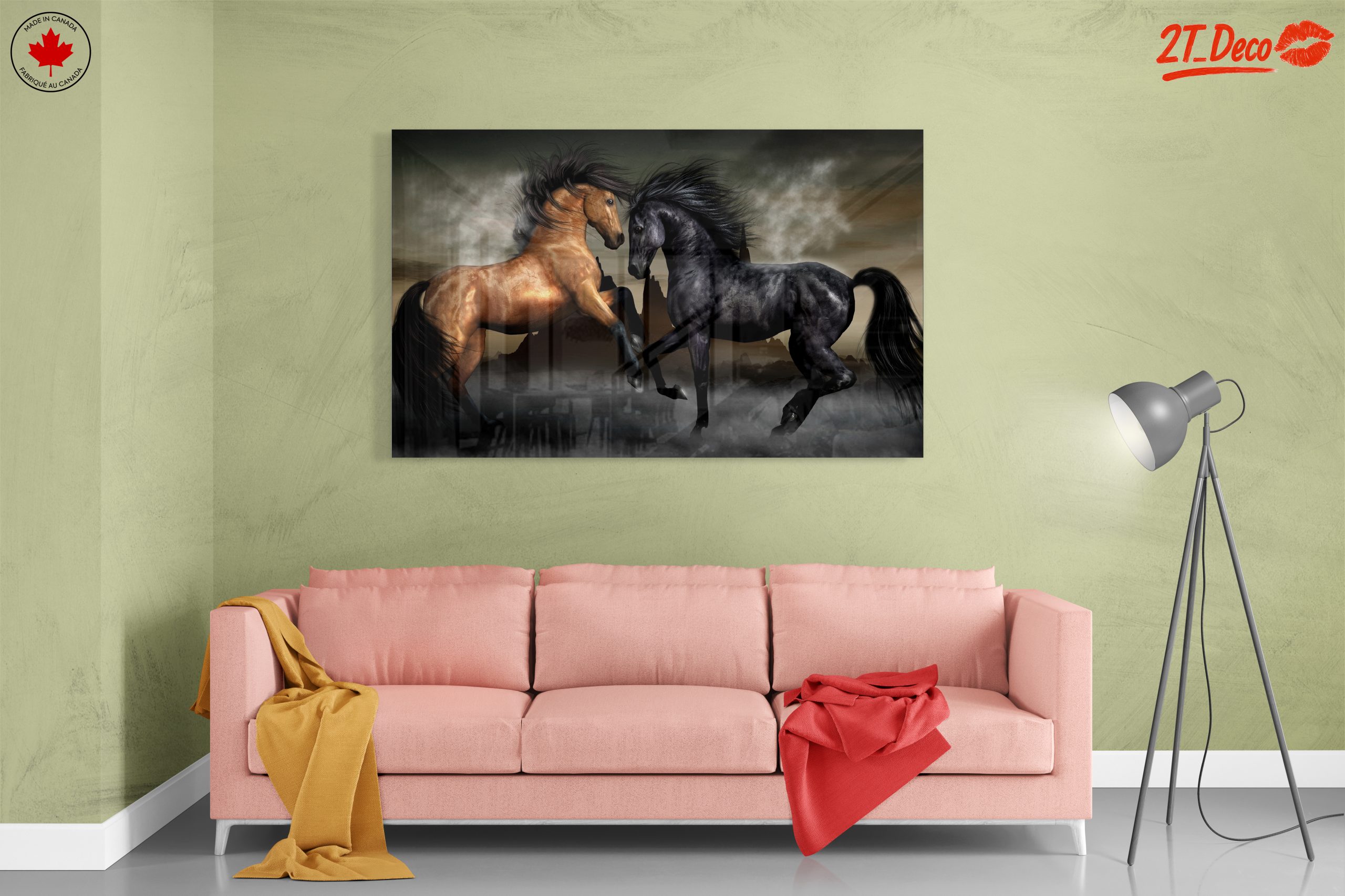 Dynamic Artistic Horses in Ethereal Setting - Image 7