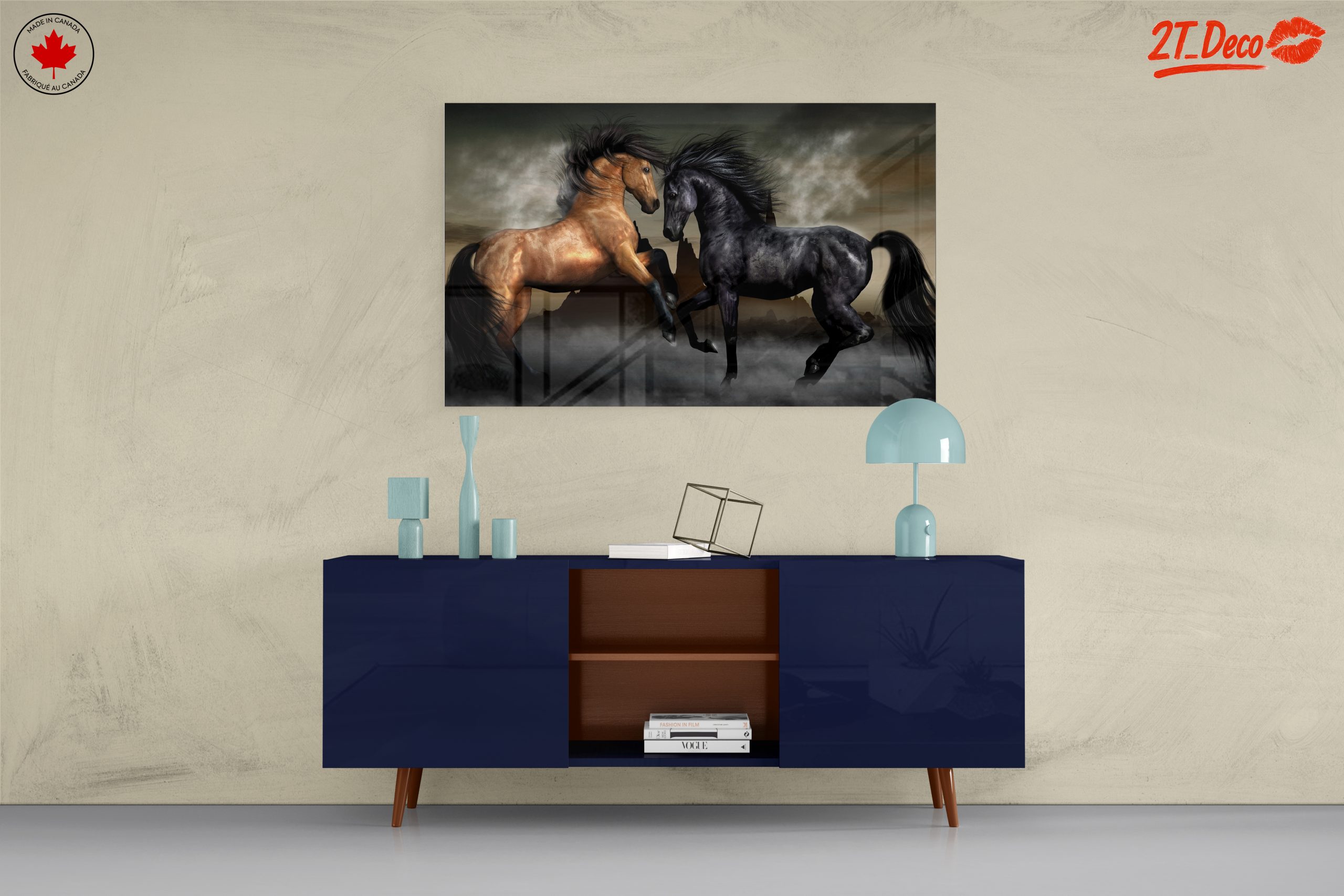 Dynamic Artistic Horses in Ethereal Setting - Image 8