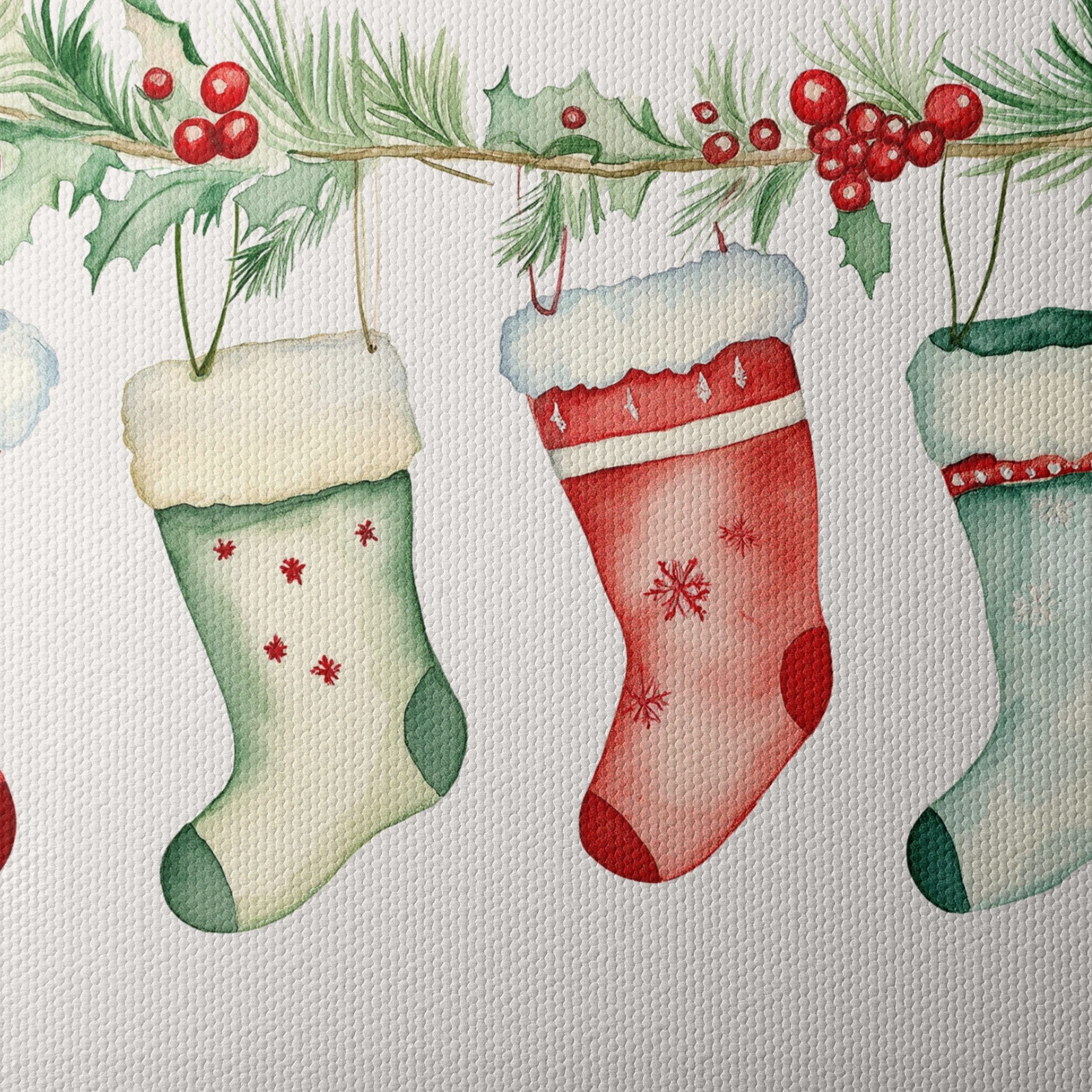 Christmas Stockings Hanging on Pine - Image 4
