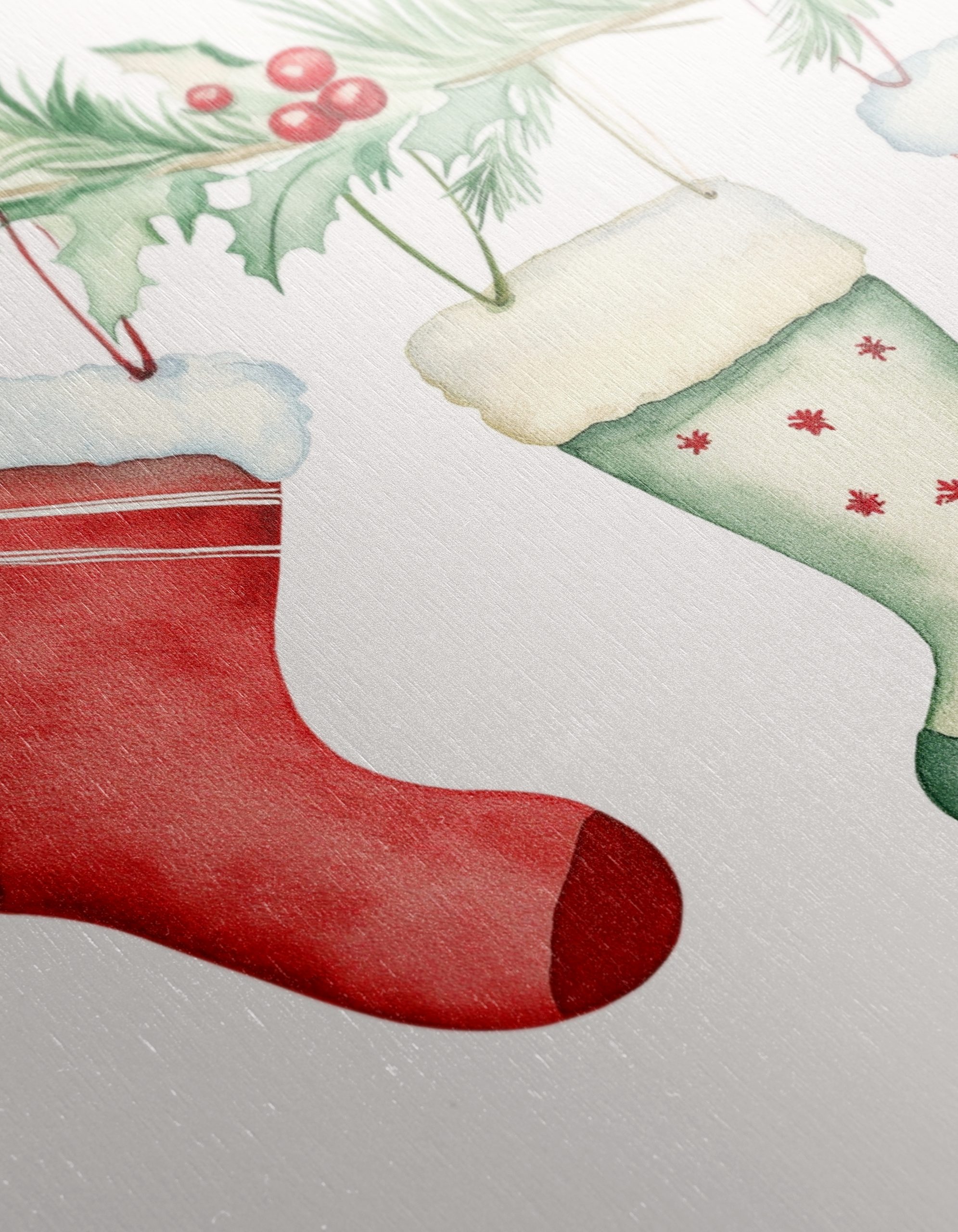 Christmas Stockings Hanging on Pine - Image 12