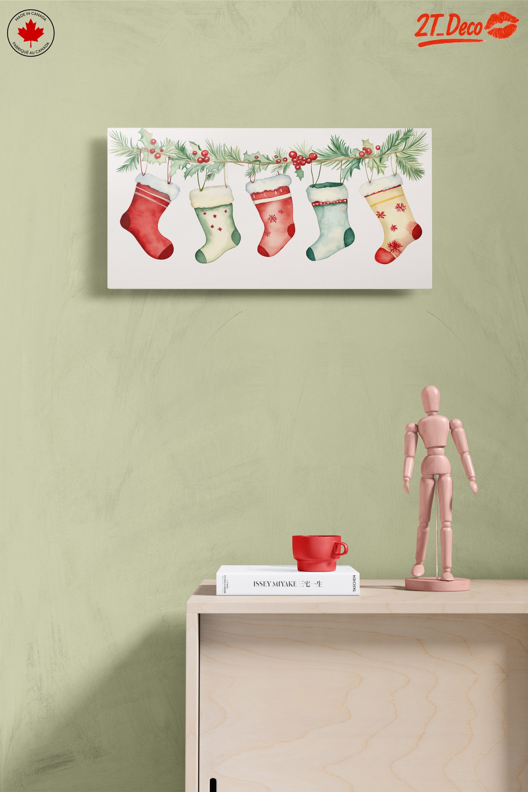 Christmas Stockings Hanging on Pine - Image 14