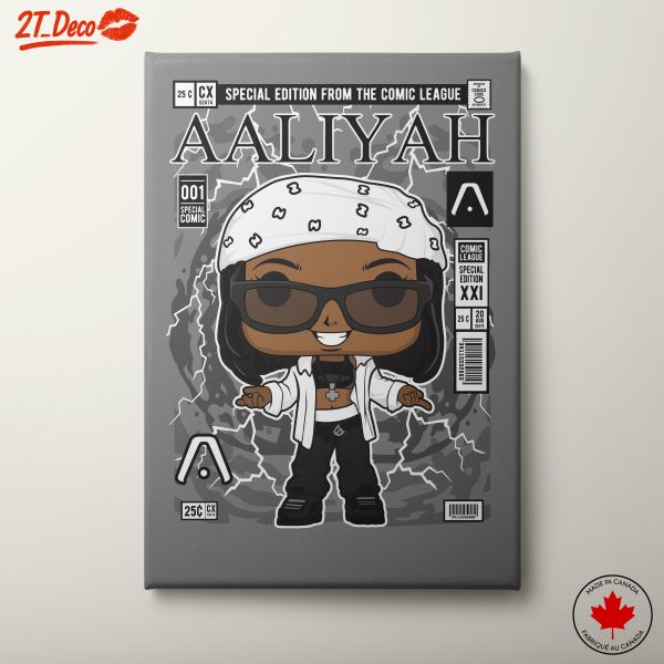 Aaliyah Music Icon Artwork