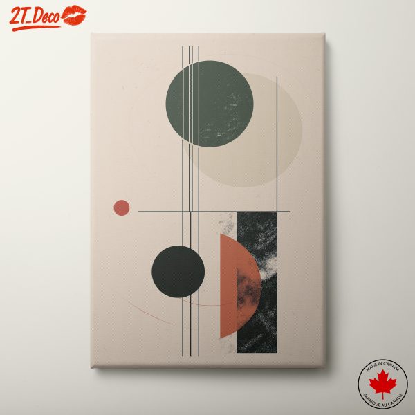 Geometric Abstract Wall Art Composition