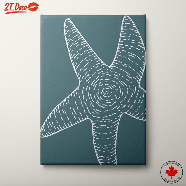 Stylized Starfish Wall Art