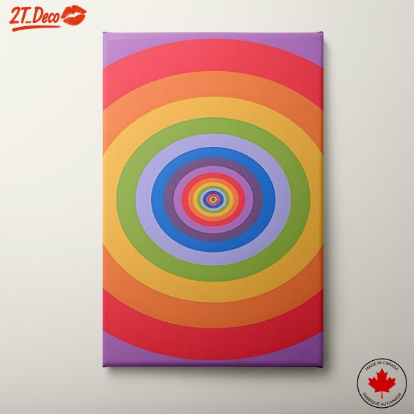 Vibrant Abstract Circle Artwork