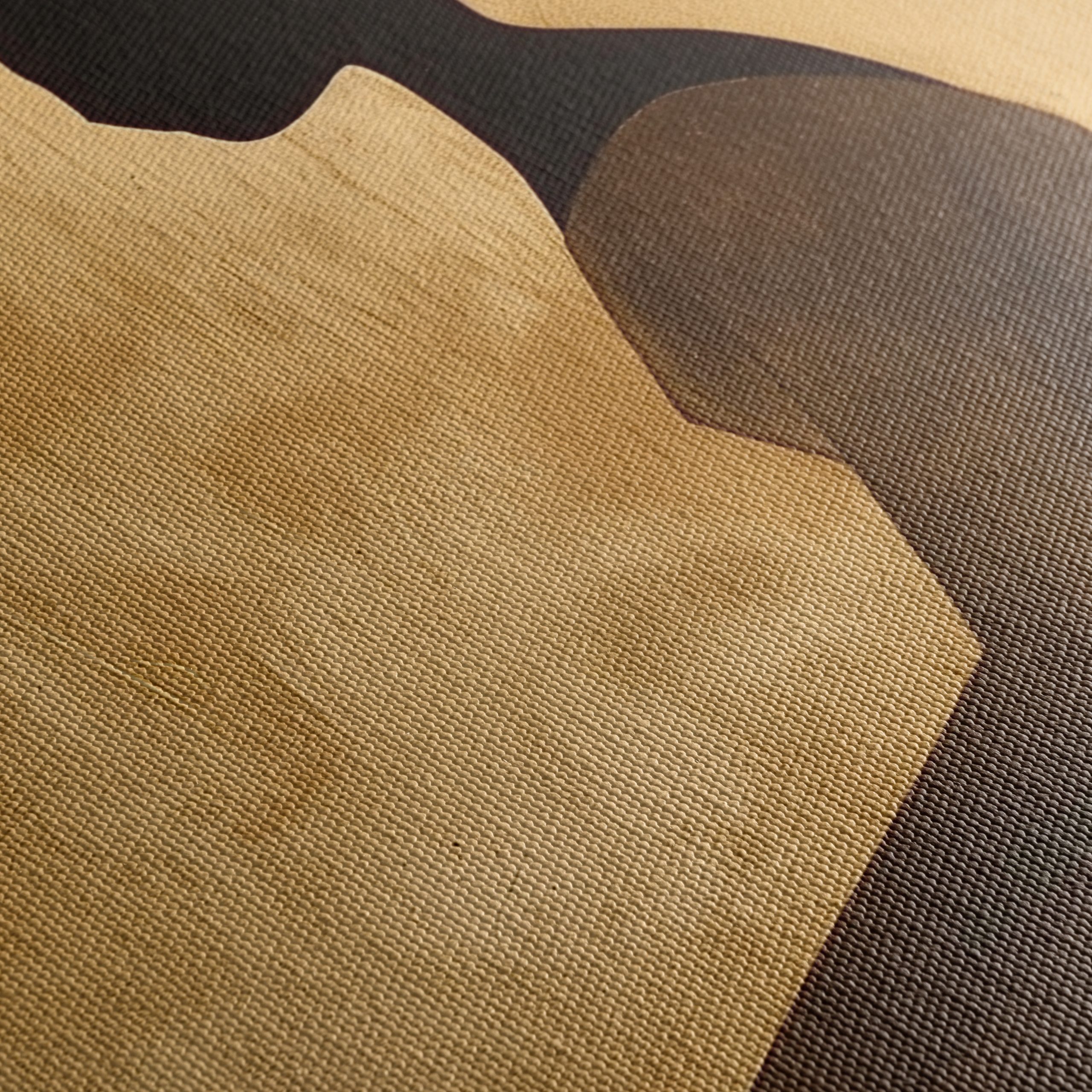 Elegant Silhouette on Gold Background - Image 5