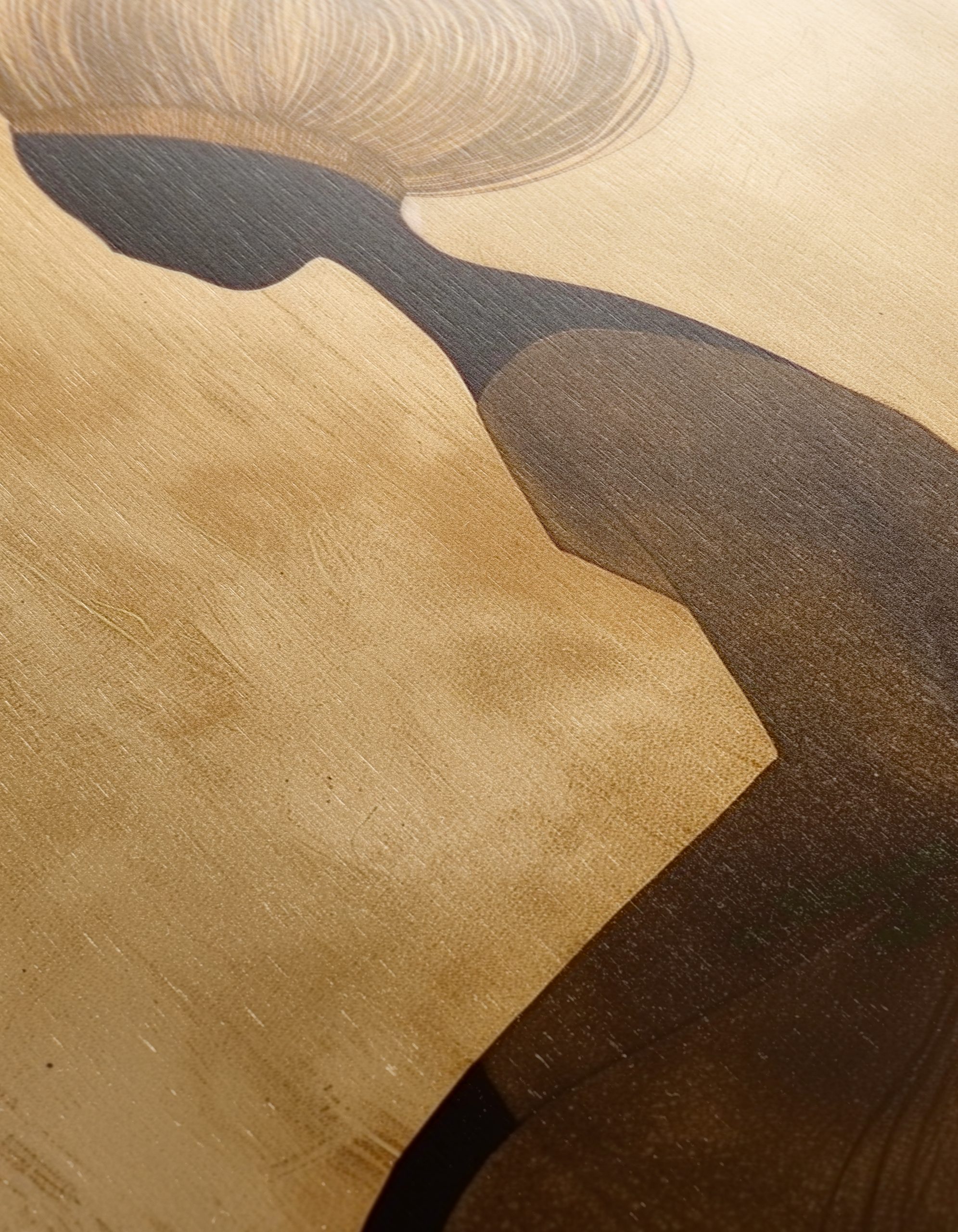 Elegant Silhouette on Gold Background - Image 12