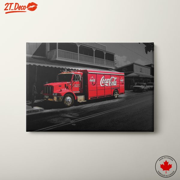 Classic Coca Cola Delivery Truck Art